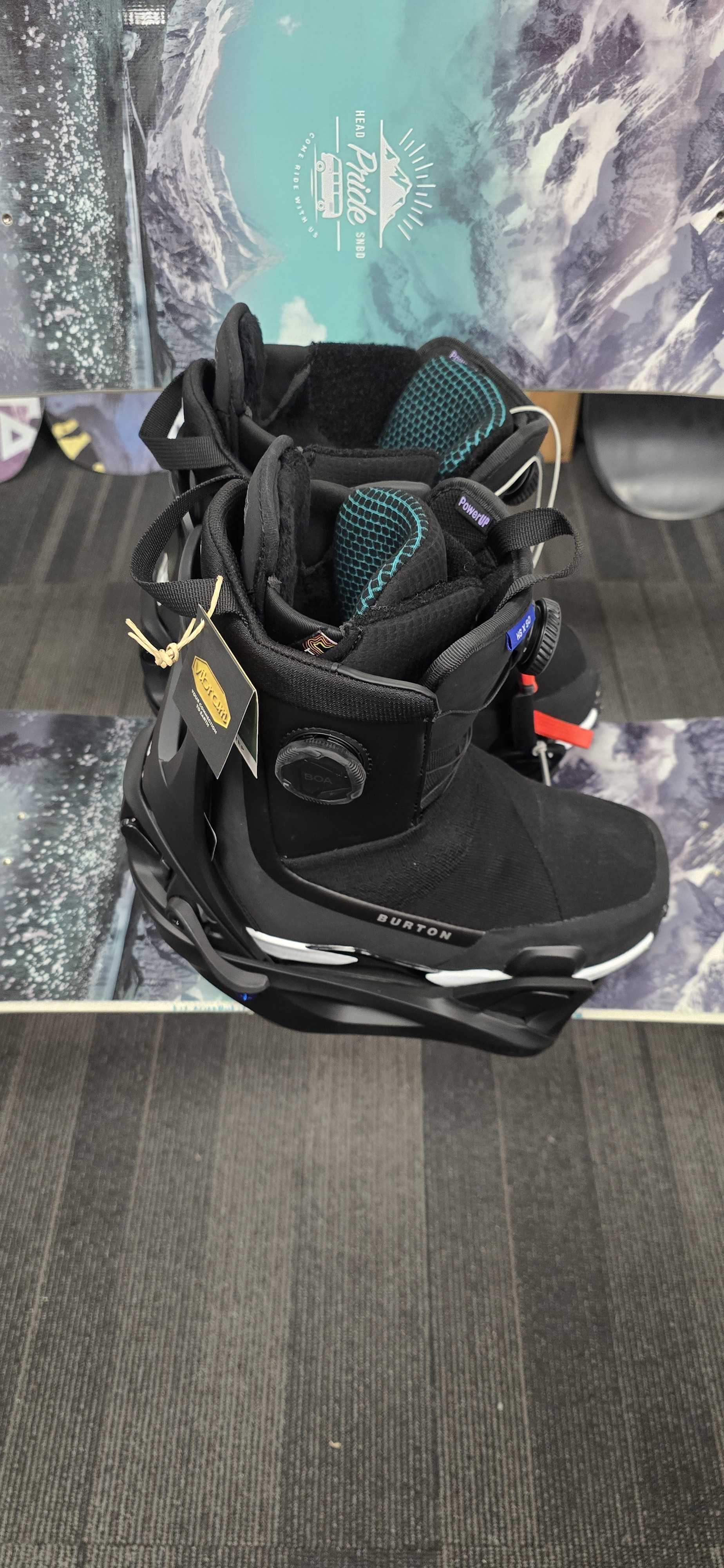 Used Burton Highshot X Step-on Snowboard Boot+Binding Womens 7(25/26)