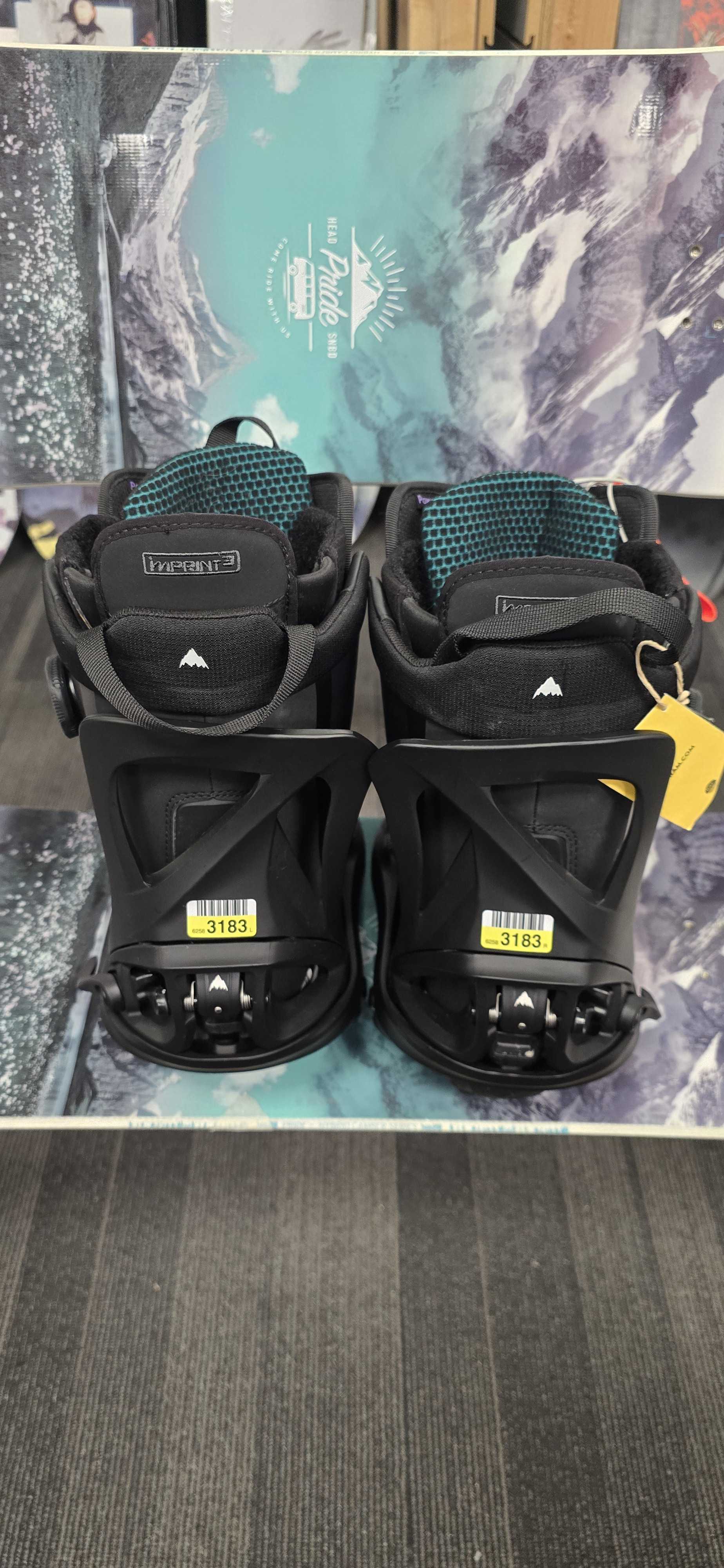 Used Burton Highshot X Step-on Snowboard Boot+Binding Womens 8(25/26)
