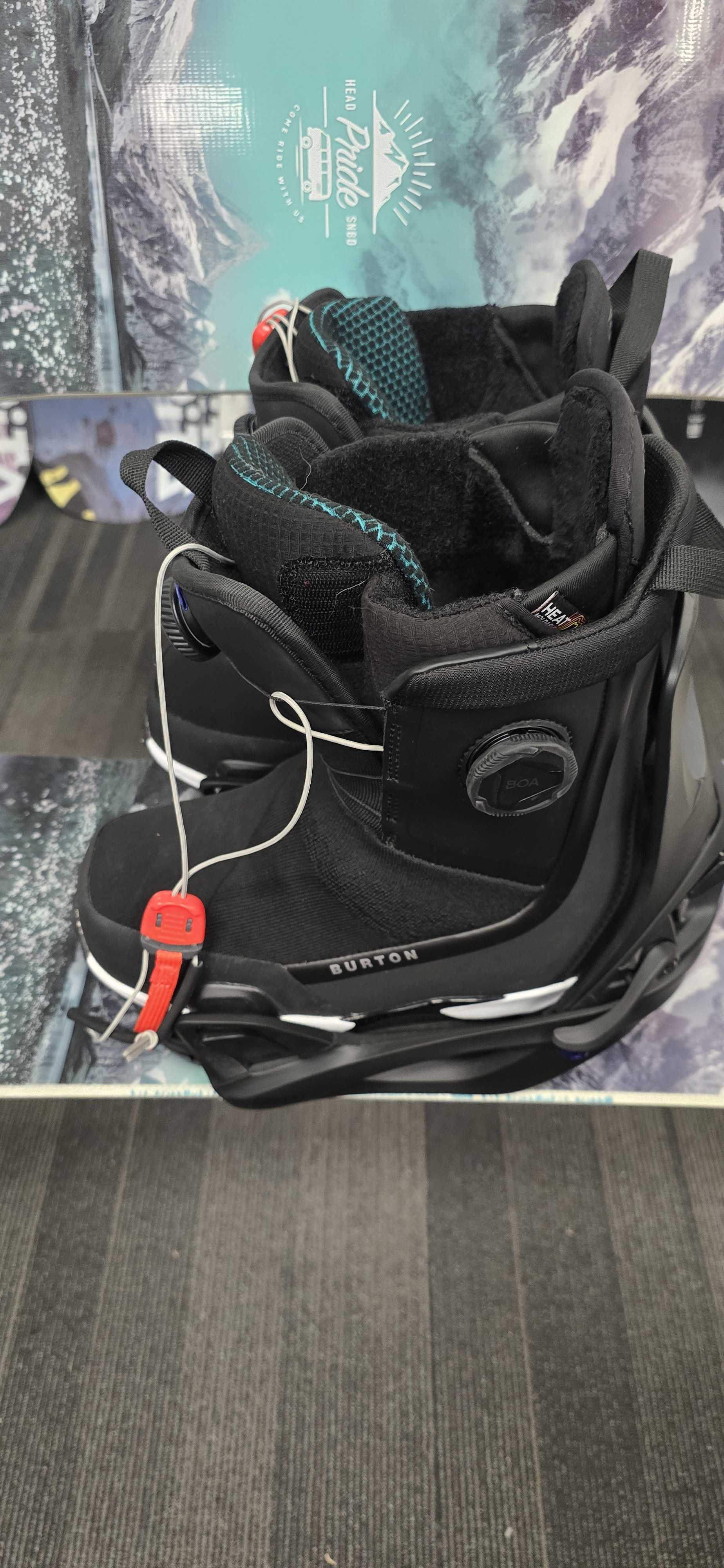 Used Burton Highshot X Step-on Snowboard Boot+Binding Womens 8(25/26)