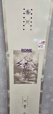 Used 2025 Rome Stale Crewzer 158cm Snowboard