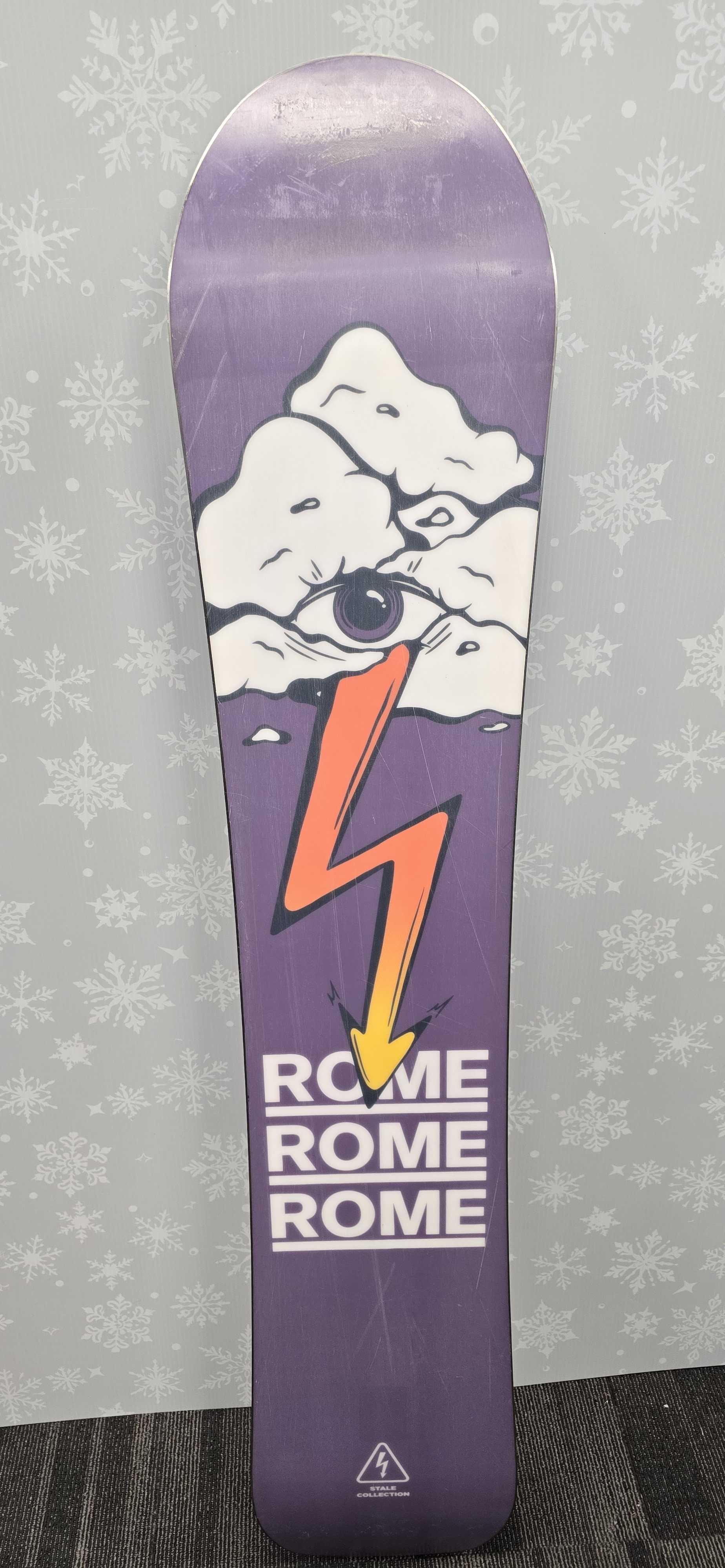 Used 2025 Rome Stale Crewzer 158cm Snowboard