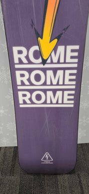 Used 2025 Rome Stale Crewzer 158cm Snowboard