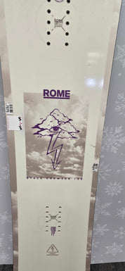 Used 2025 Rome Stale crewzer 155cm Snowboard