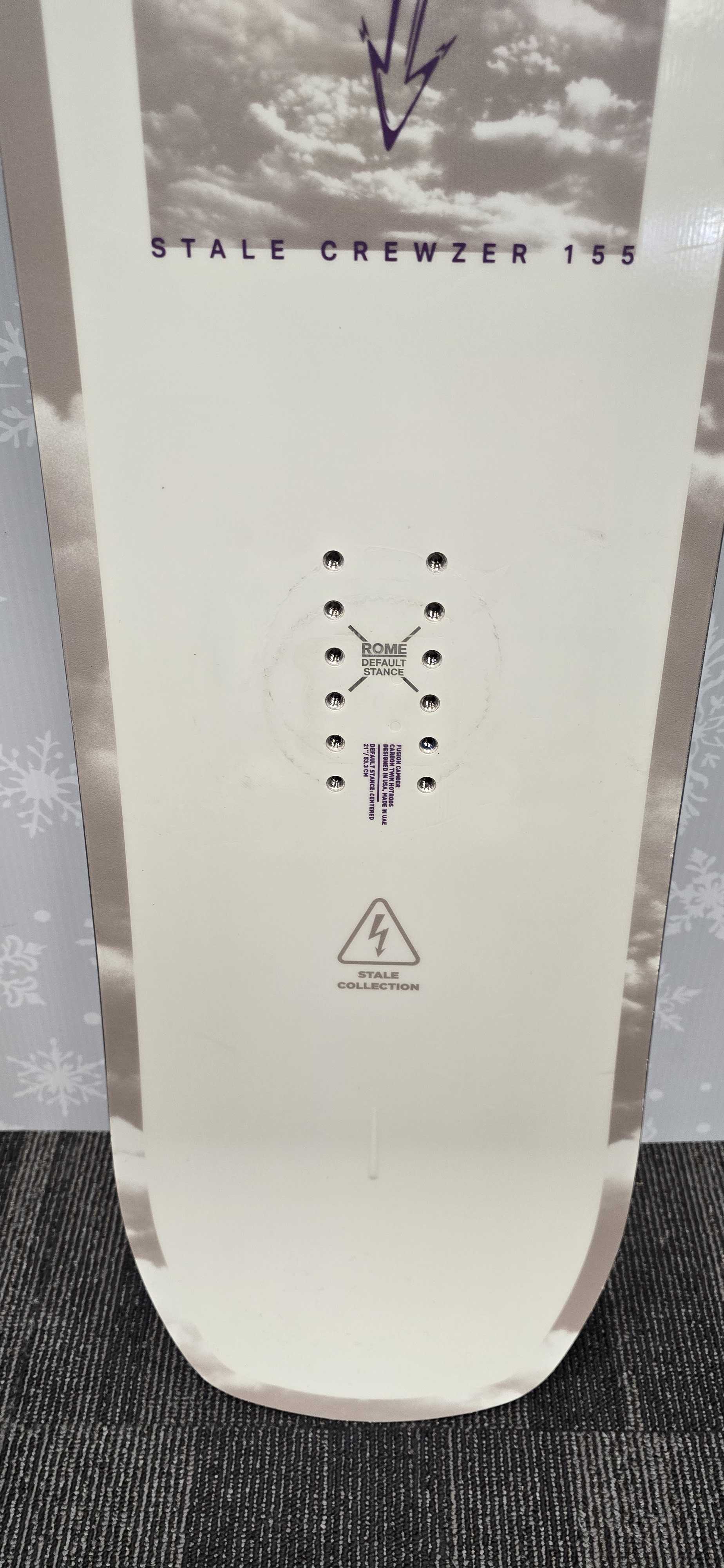 Used 2025 Rome Stale crewzer 155cm Snowboard