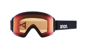 Anon M4S Cylindrical Adult Goggle + MFI Face Mask + Bonus Lens - Black/Percieve Red