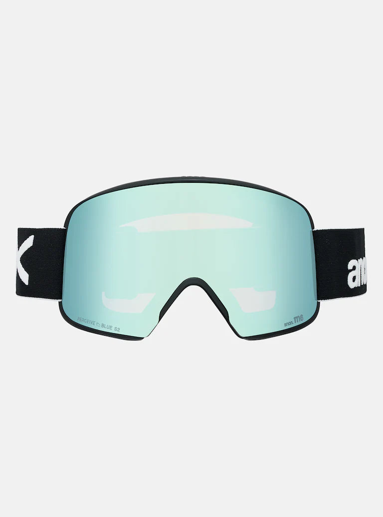 Anon M6 Adult Goggle + MFI Face Mask + Bonus Lens - Black/Percieve Blue