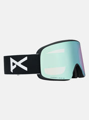 Anon M6 Adult Goggle + MFI Face Mask + Bonus Lens - Black/Percieve Blue