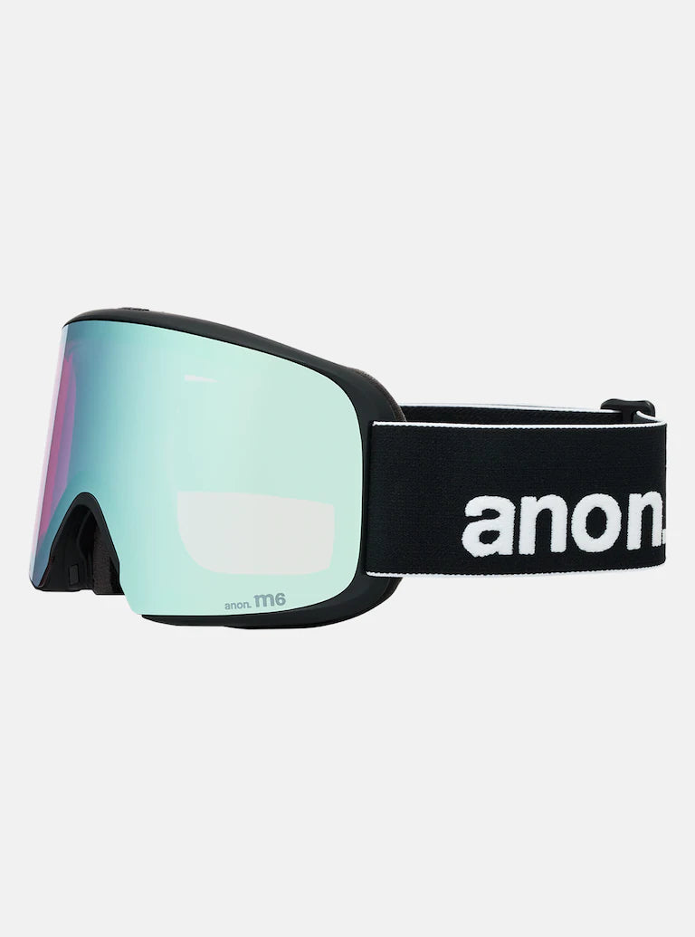 Anon M6 Adult Goggle + MFI Face Mask + Bonus Lens - Black/Percieve Blue