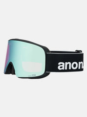 Anon M6 Adult Goggle + MFI Face Mask + Bonus Lens - Black/Percieve Blue