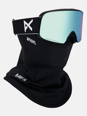 Anon M6 Adult Goggle + MFI Face Mask + Bonus Lens - Black/Percieve Blue