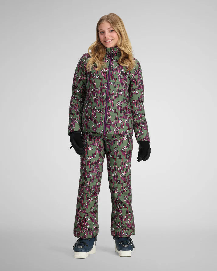 Obermeyer Girls Rylee Print Jacket - Cool Camo