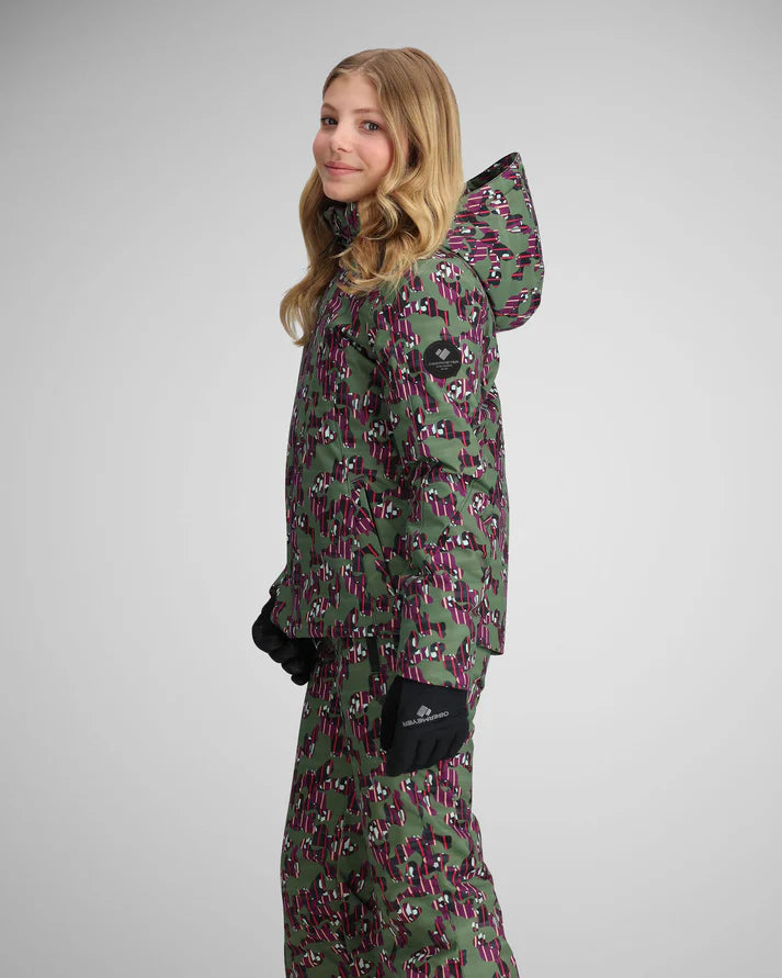 Obermeyer Girls Rylee Print Jacket - Cool Camo