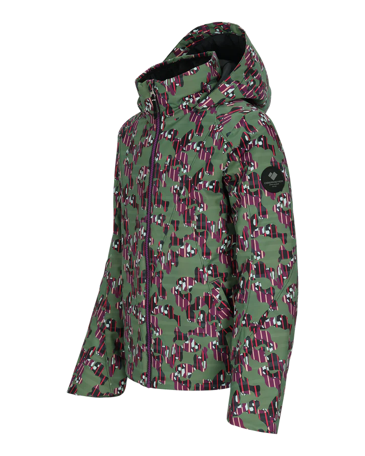 Obermeyer Girls Rylee Print Jacket - Cool Camo