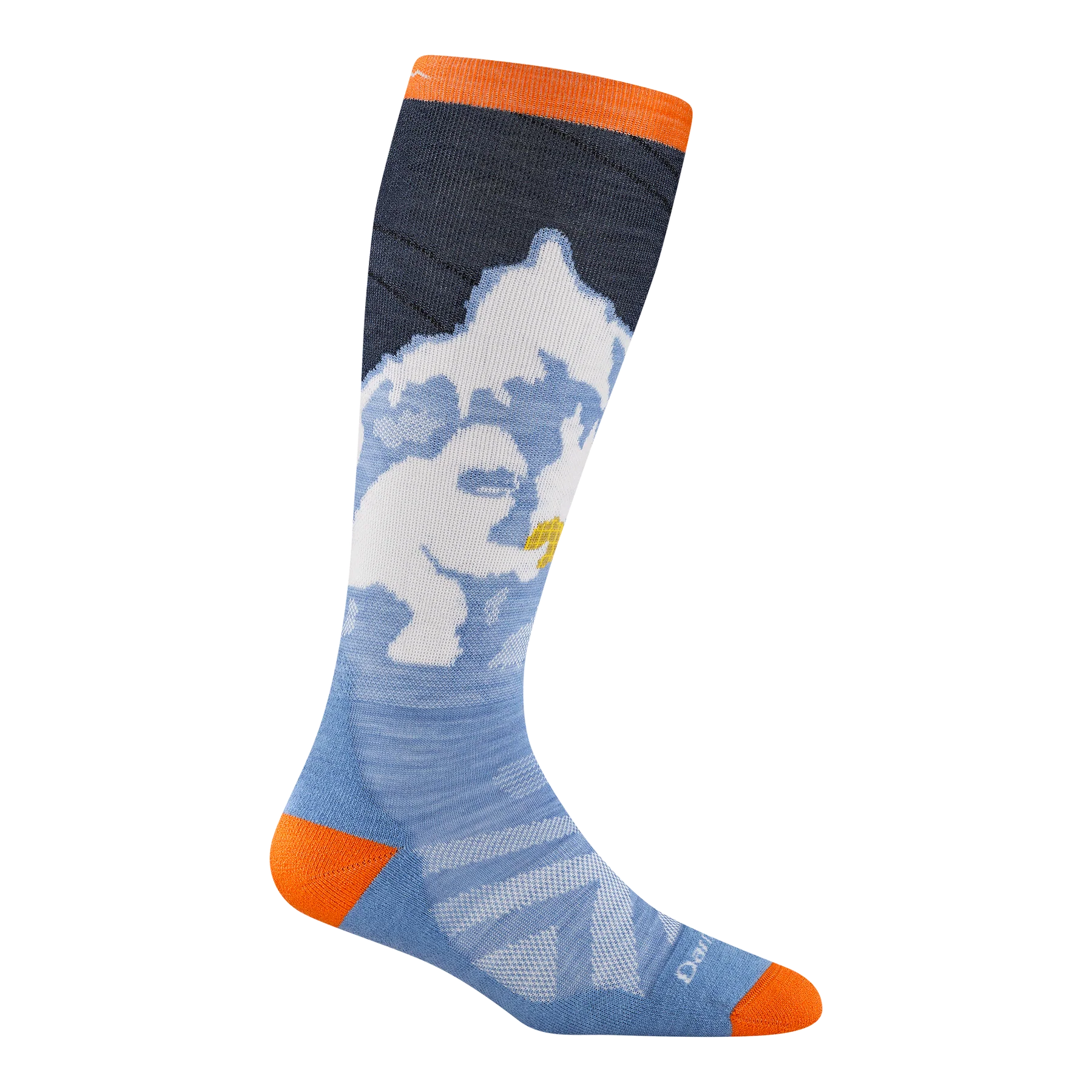 Darn Tough Kids Little Yeti Lightweight Ski Socks - Midnight