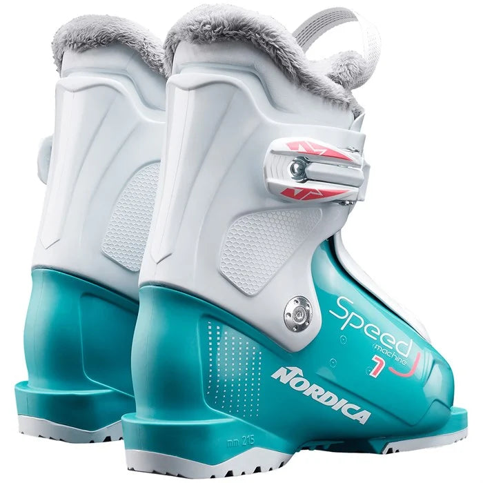 New 2026 Nordica Speedmachine J 1 Girl Youth Ski Boot - 14.5MP