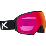 Anon M4 Toric Adult Goggle + MFI Face Mask + Bonus Lens - Black/Percieve Red