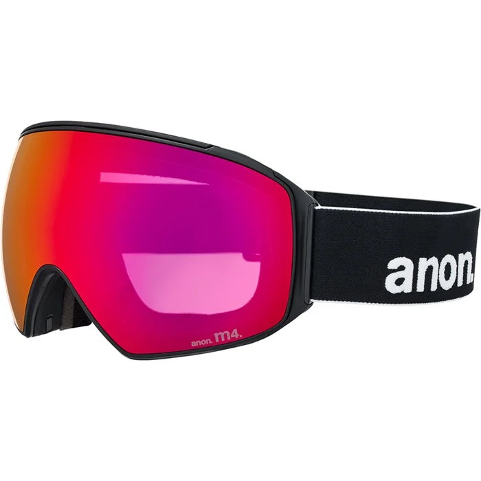 Anon M4 Toric Adult Goggle + MFI Face Mask + Bonus Lens - Black/Percieve Red