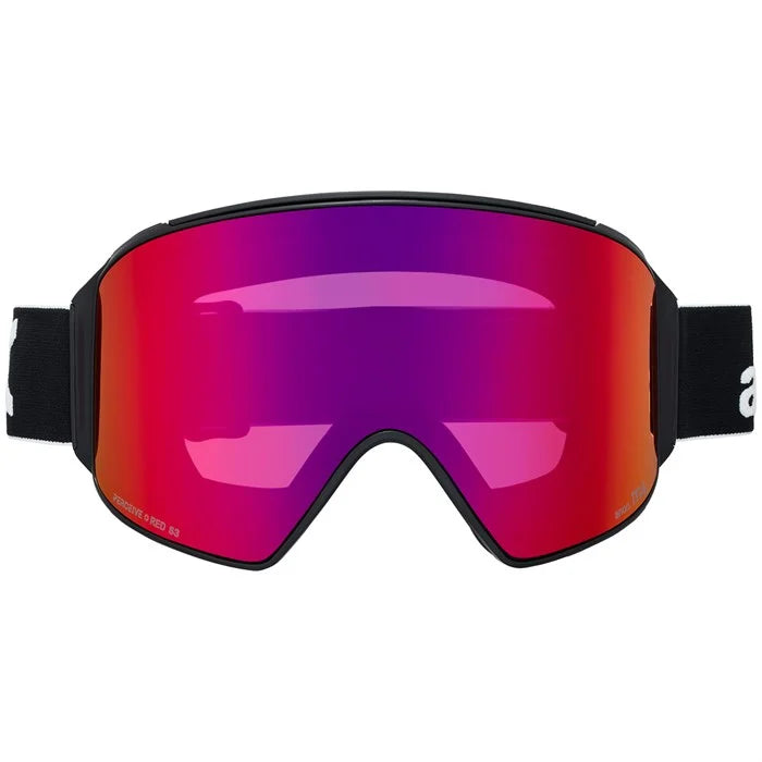 Anon M4 Cylindrical Adult Goggle + MFI Face Mask + Bonus Lens - Black/Percieve Red