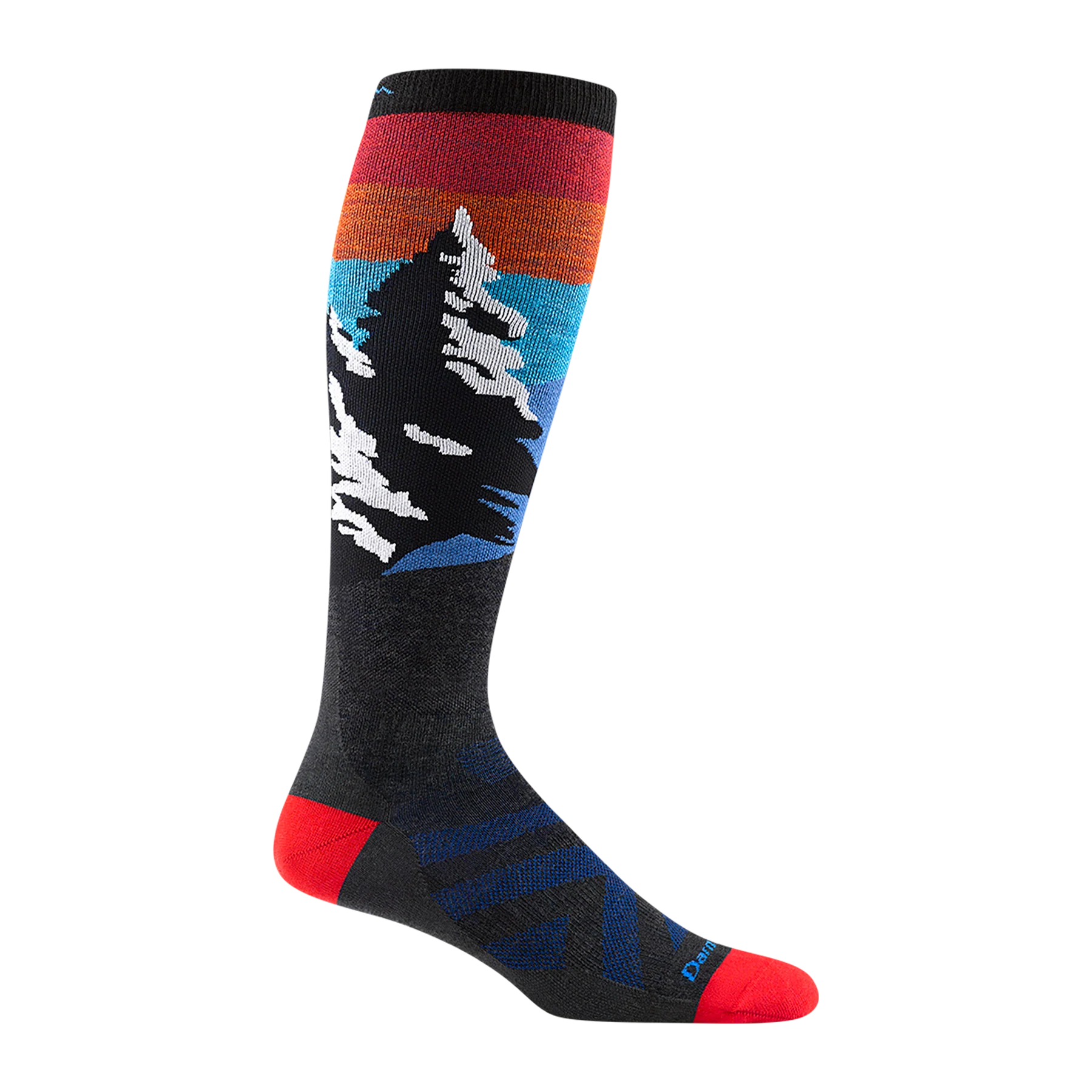 Darn Tough Solstice OTC Lightweight Ski Socks - Charcoal