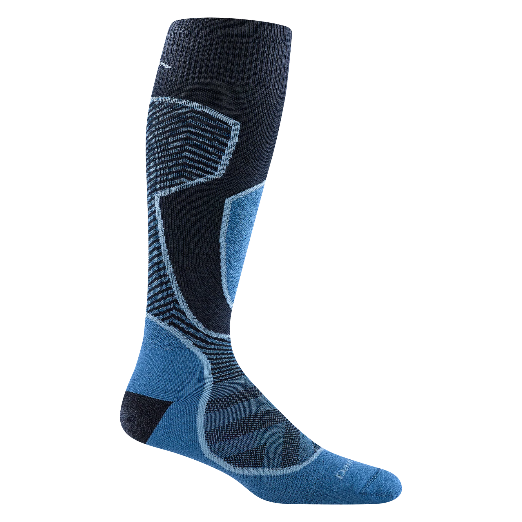 Darn Tough Outer Limits OTC Lightweight Ski Socks - Cobalt
