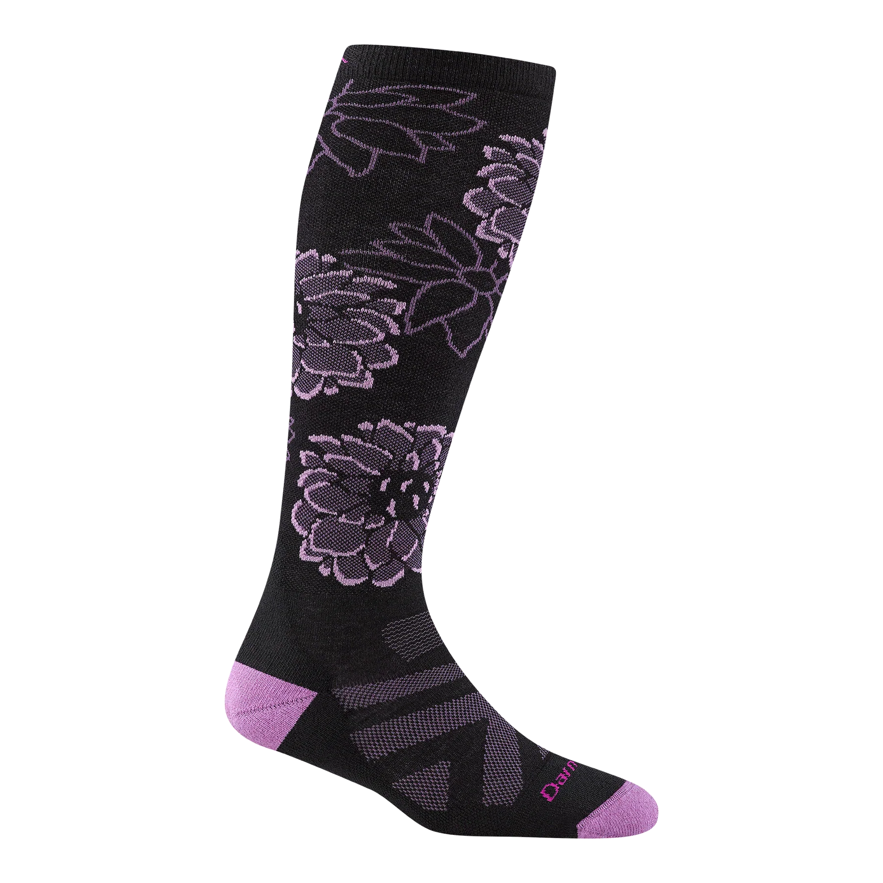 Darn Tough Women's Dahlia Lightweight Ski Socks - Black