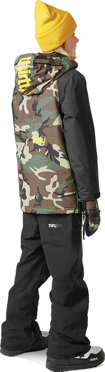 ThirtyTwo Youth Grasser Insulated Jacket - Black/Camo