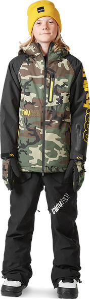 ThirtyTwo Youth Grasser Insulated Jacket - Black/Camo