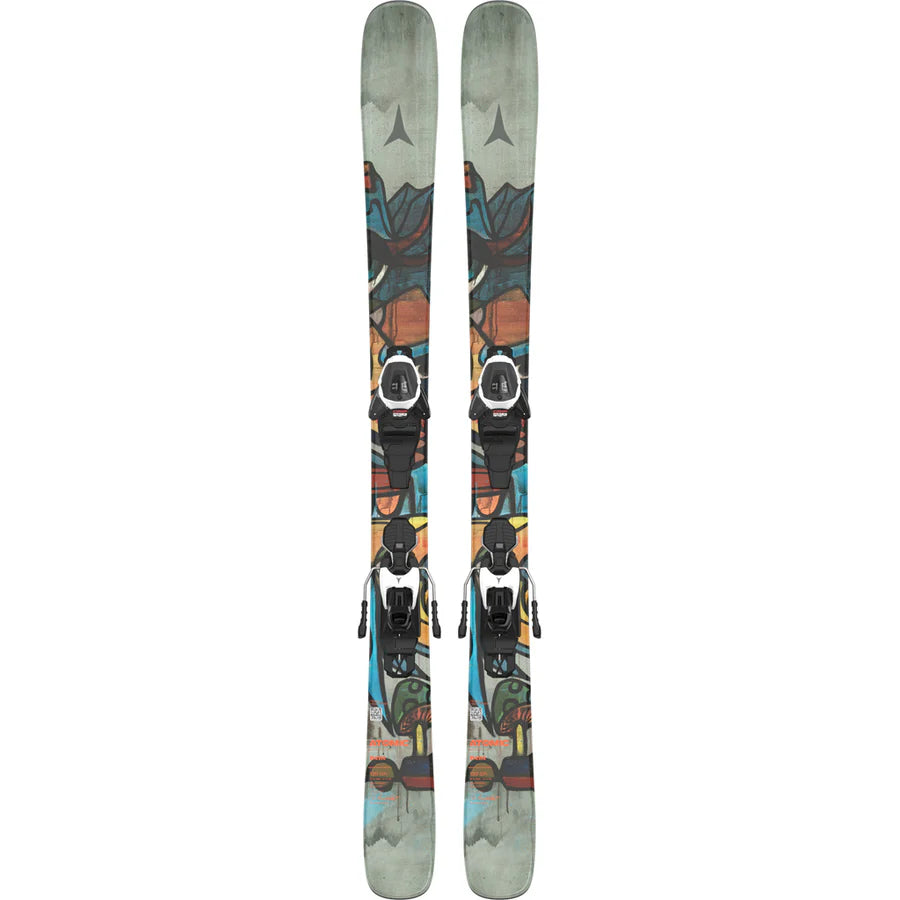 Lightly Used Atomic Bent Chetler Jr Ski 130cm w/ Atomic L6 GW SYS Binding