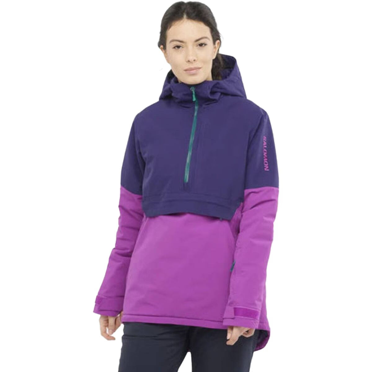 Salomon Womens No Drama Anorak Jacket - Astral Aura