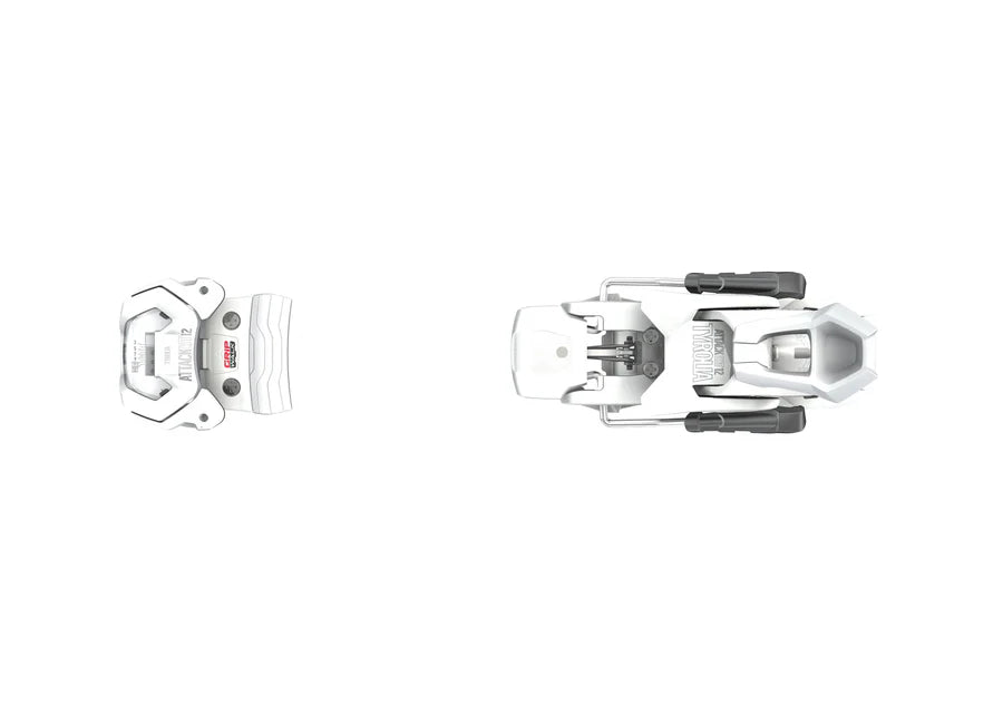 New 2026 Tyrolia Attack LYT 12 GW White Ski Bindings w/ 95mm Brake