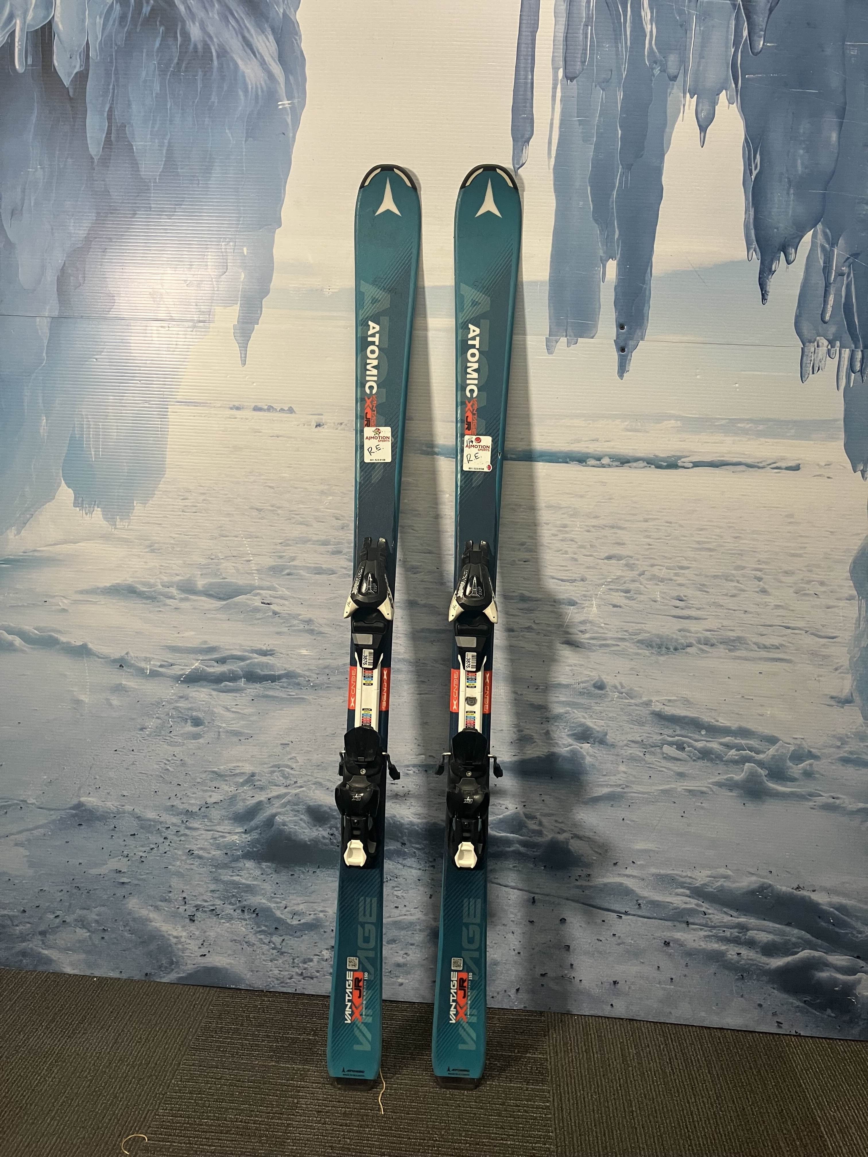Used Atomic Vantage Bend X Jr Ski 110cm w/ Ezy Trak 7.5 Bindings