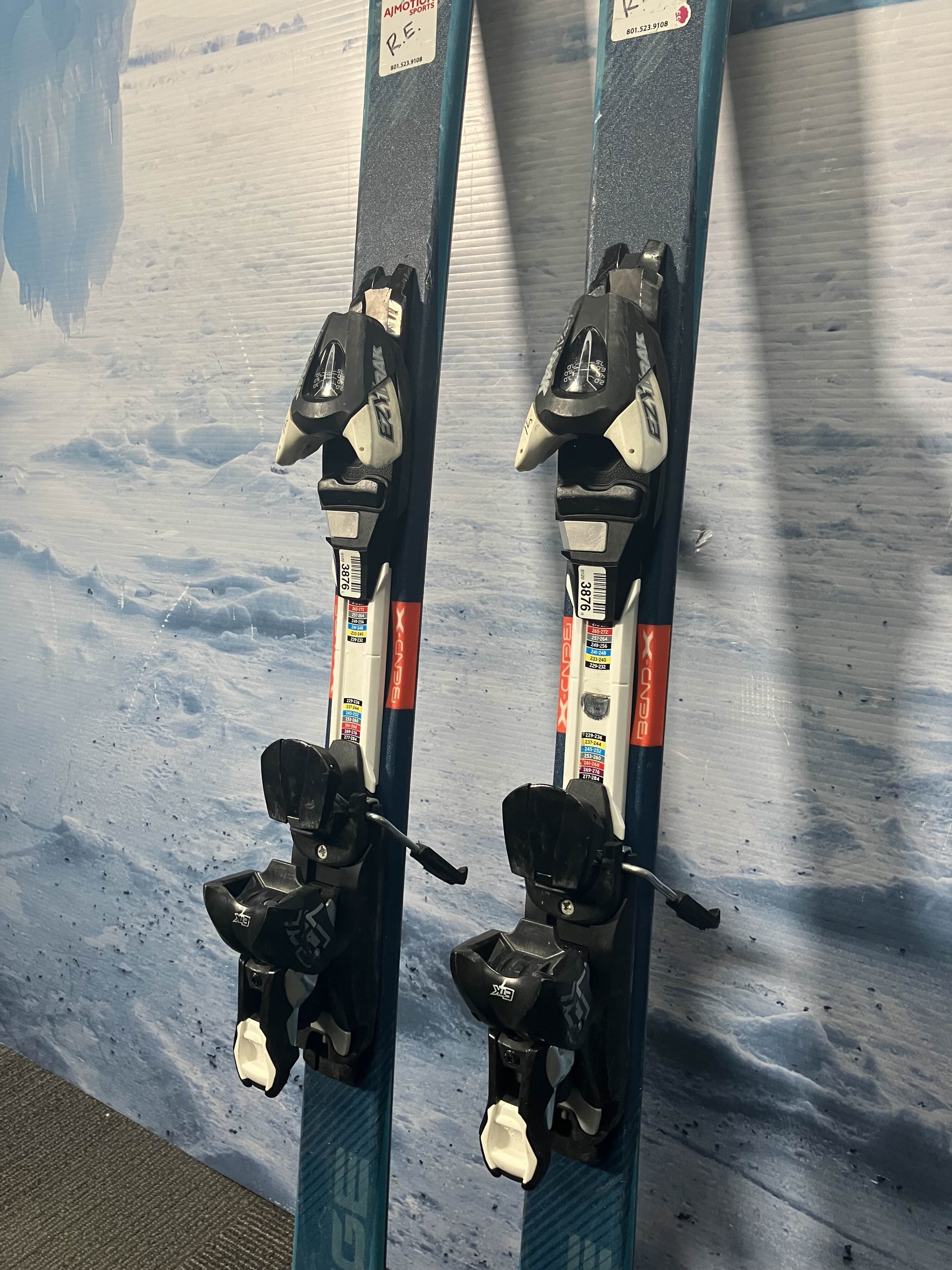 Used Atomic Vantage Bend X Jr Ski 110cm w/ Ezy Trak 7.5 Bindings