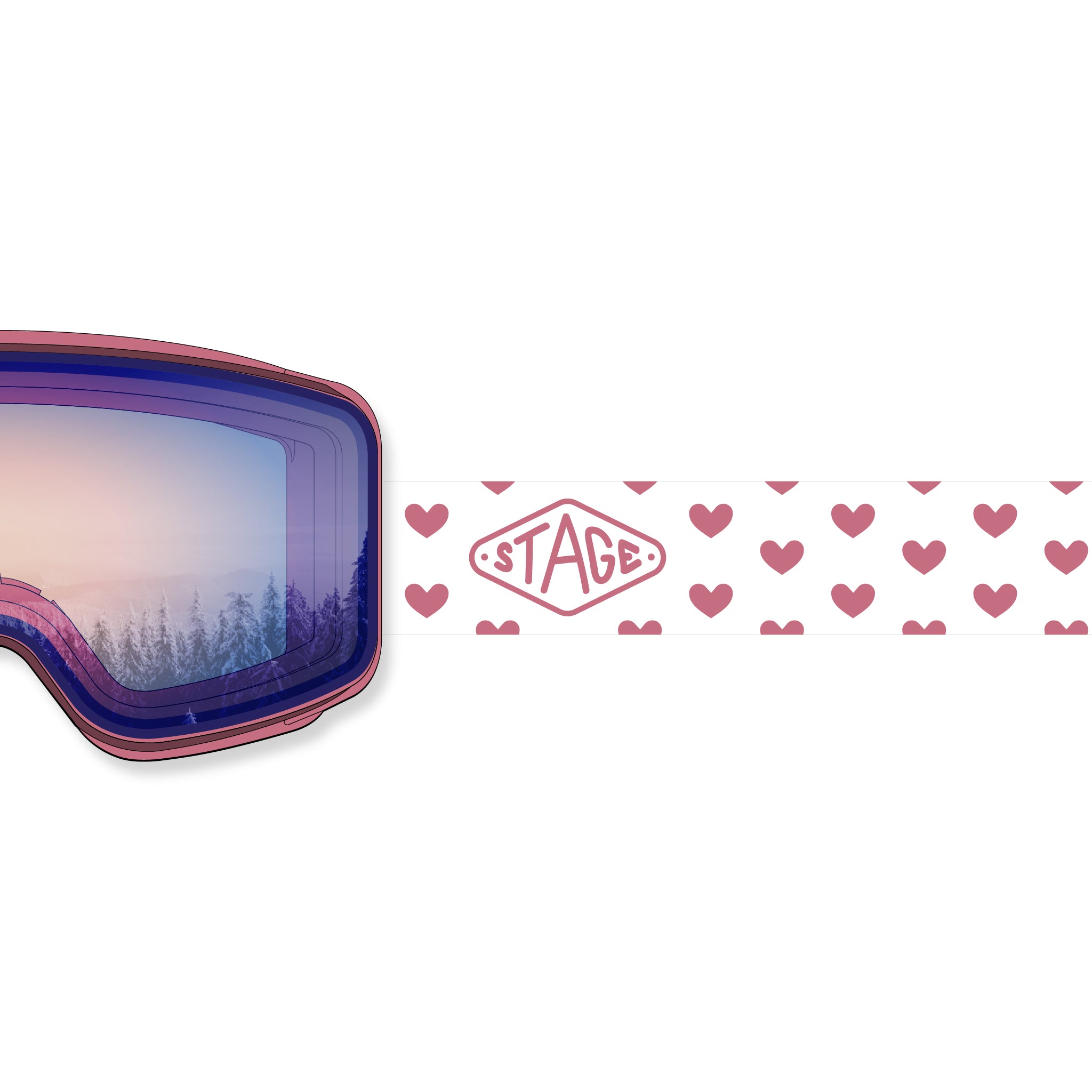 STAGE Cub Kid's Ski Goggle - Youth Ski & Snowboard Goggle (Ages 3-6)