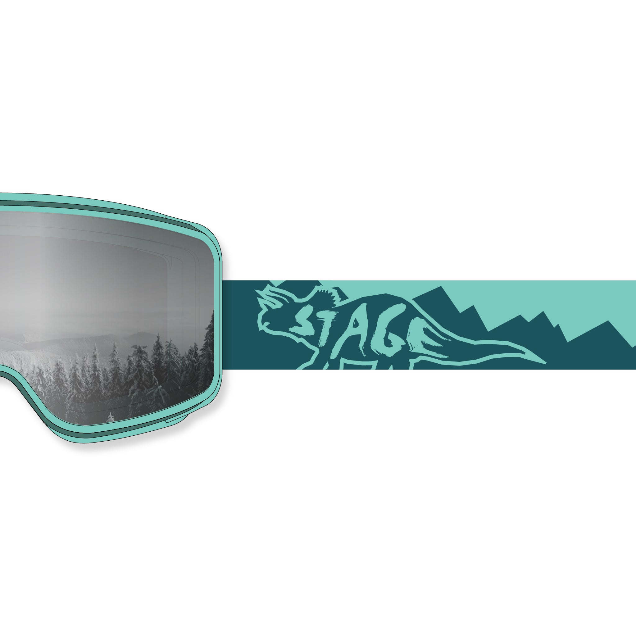 STAGE Cub Kid's Ski Goggle - Youth Ski & Snowboard Goggle (Ages 3-6)