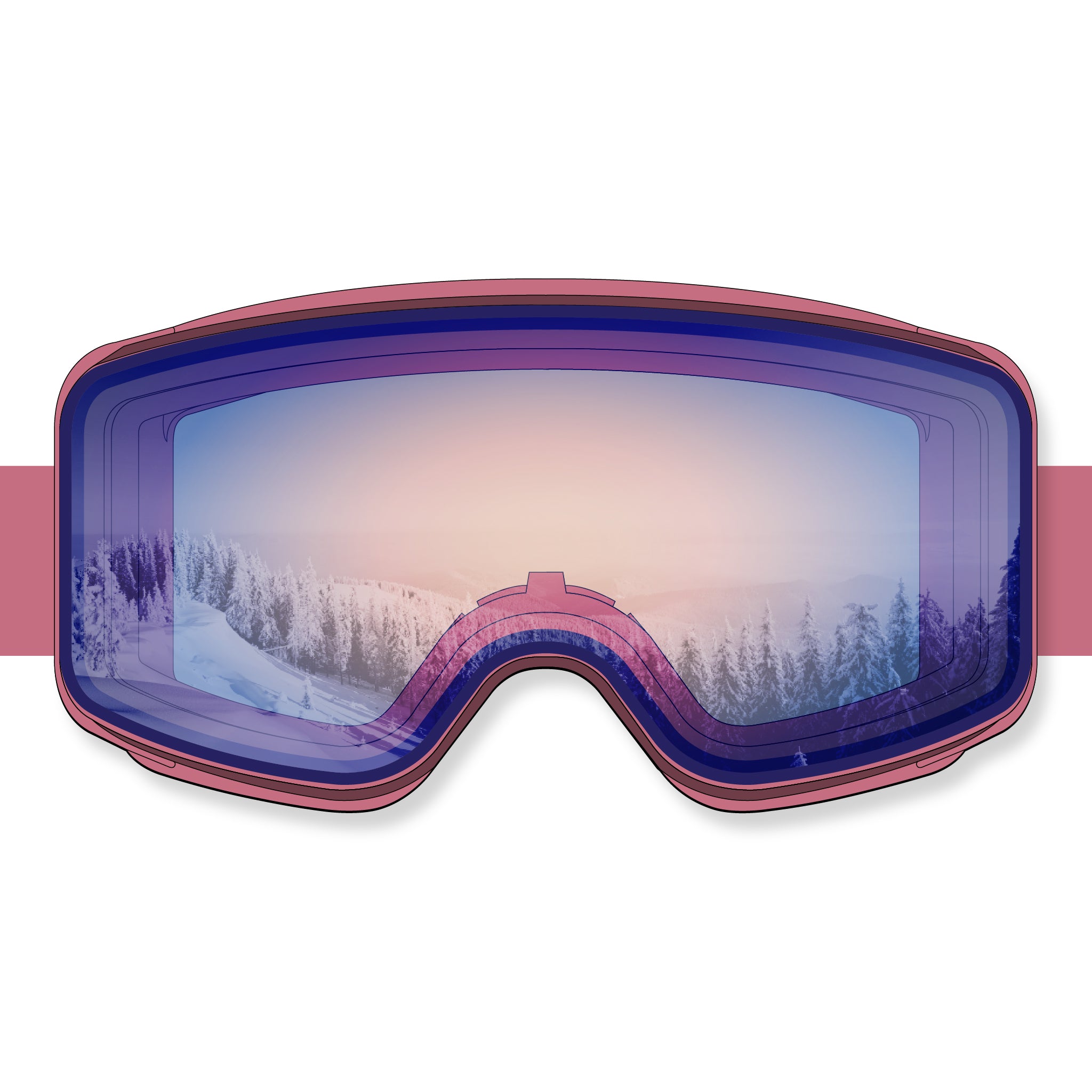STAGE Cub Kid's Ski Goggle - Youth Ski & Snowboard Goggle (Ages 3-6)