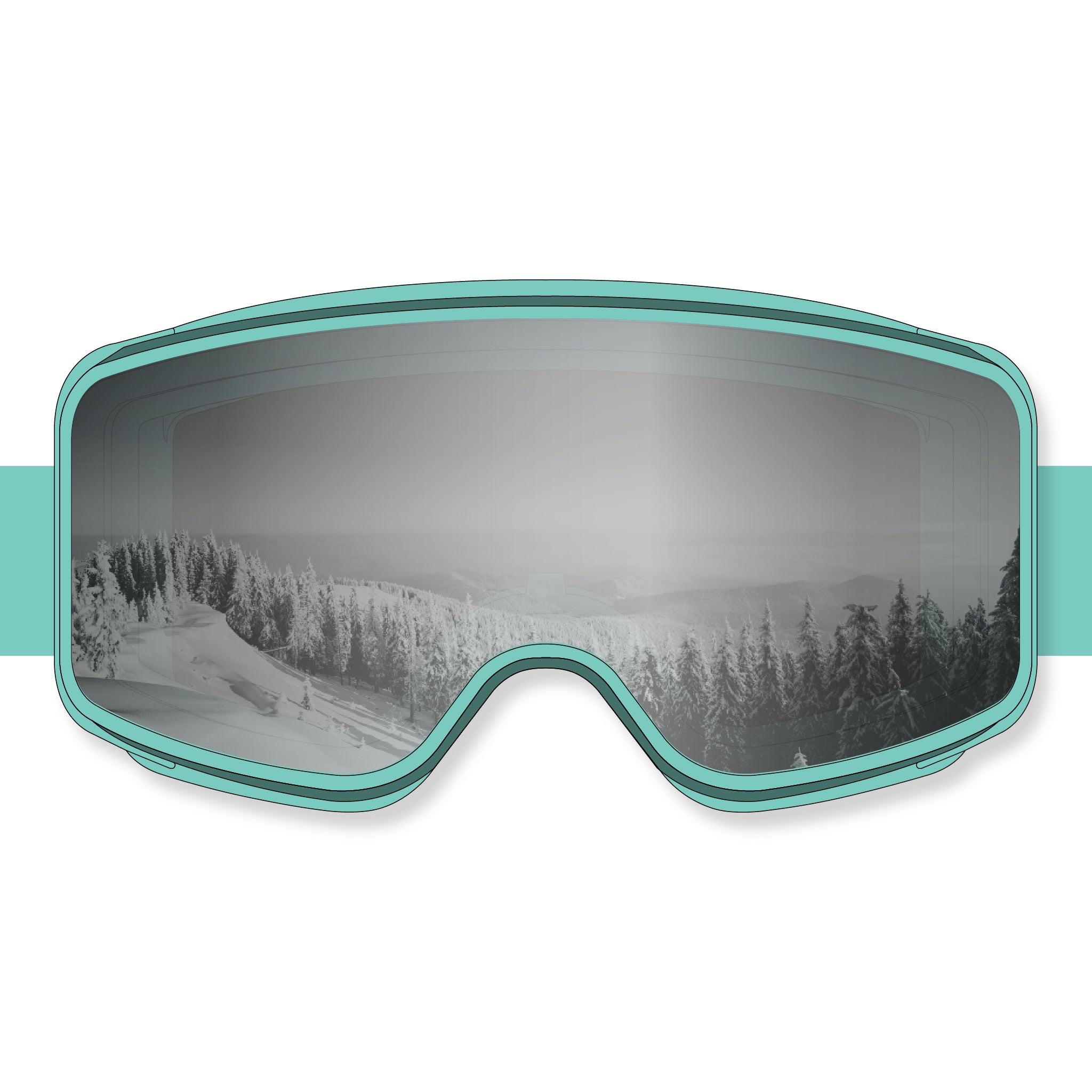 STAGE Cub Kid's Ski Goggle - Youth Ski & Snowboard Goggle (Ages 3-6)