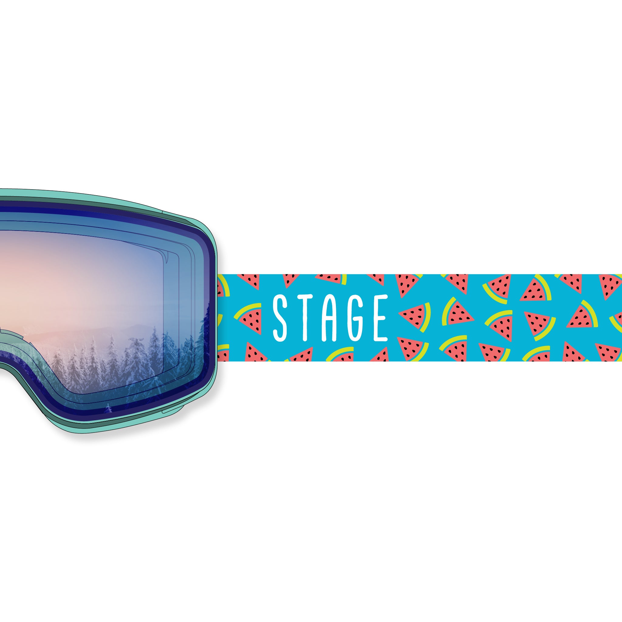 STAGE Cub Kid's Ski Goggle - Youth Ski & Snowboard Goggle (Ages 3-6)