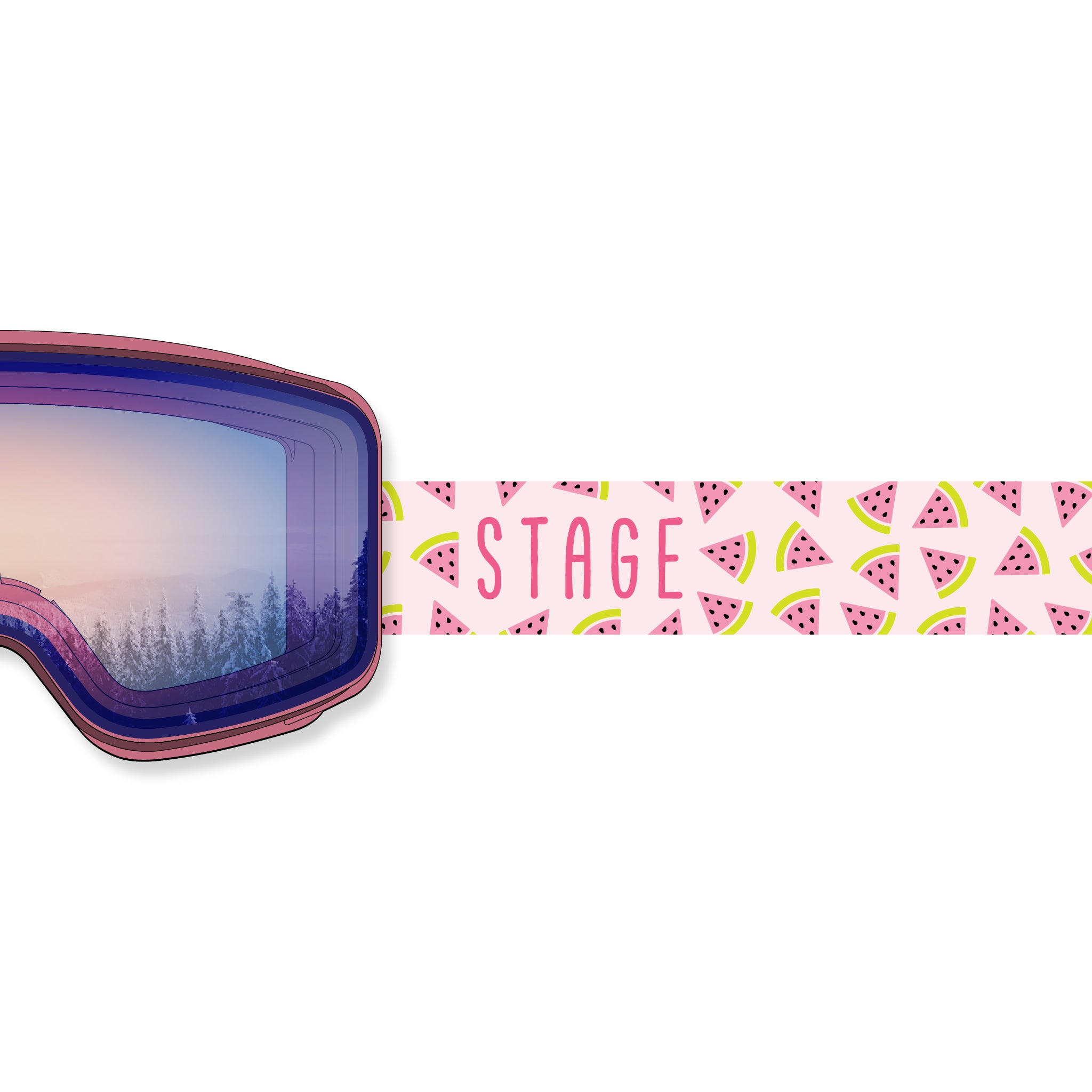 STAGE Cub Kid's Ski Goggle - Youth Ski & Snowboard Goggle (Ages 3-6)