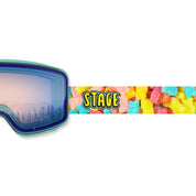 STAGE Cub Kid's Ski Goggle - Youth Ski & Snowboard Goggle (Ages 3-6)