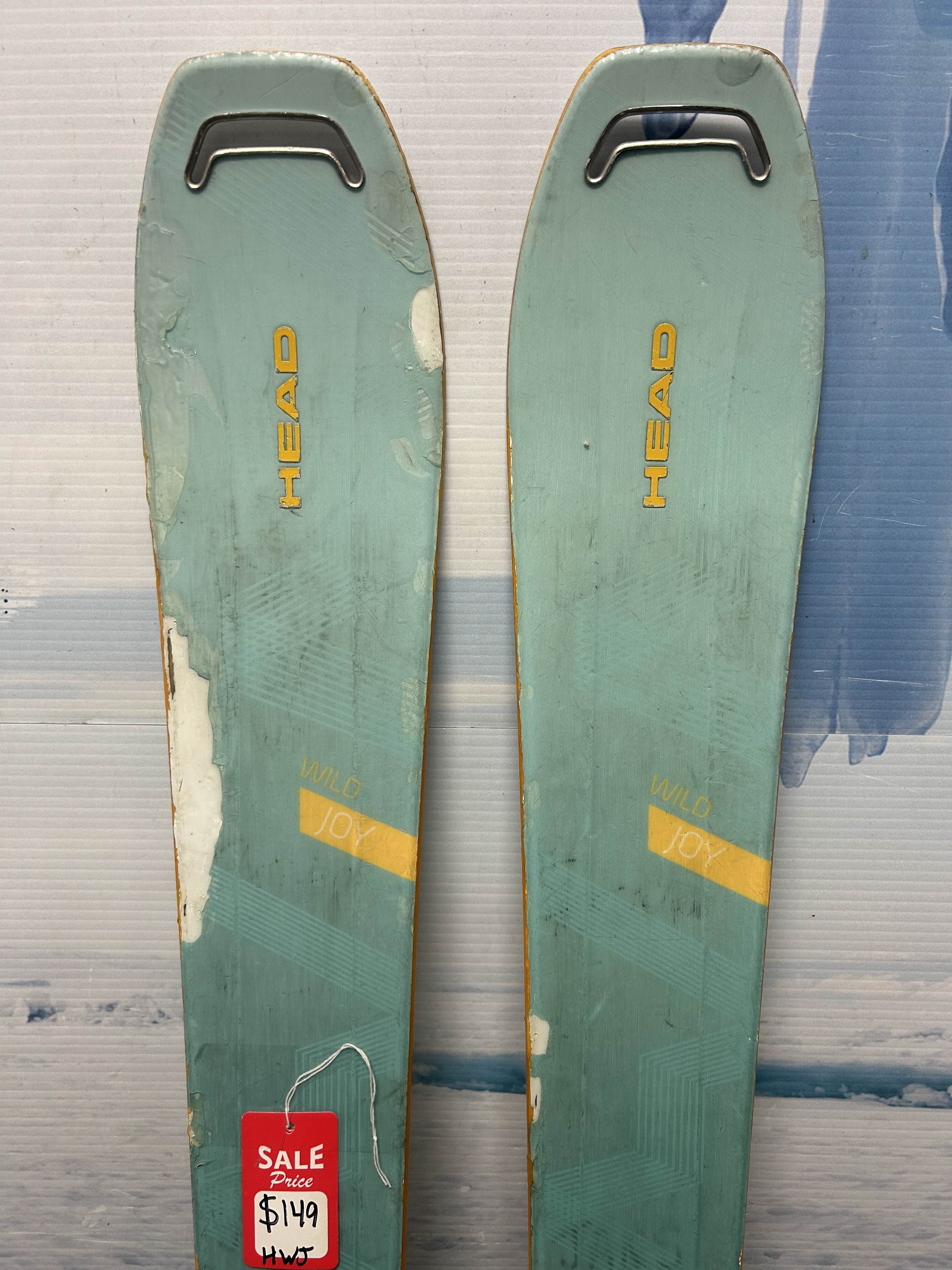 Used Head Wild Joy 153cm Skis w/ Tyrolia Attack 11 Demo Binding