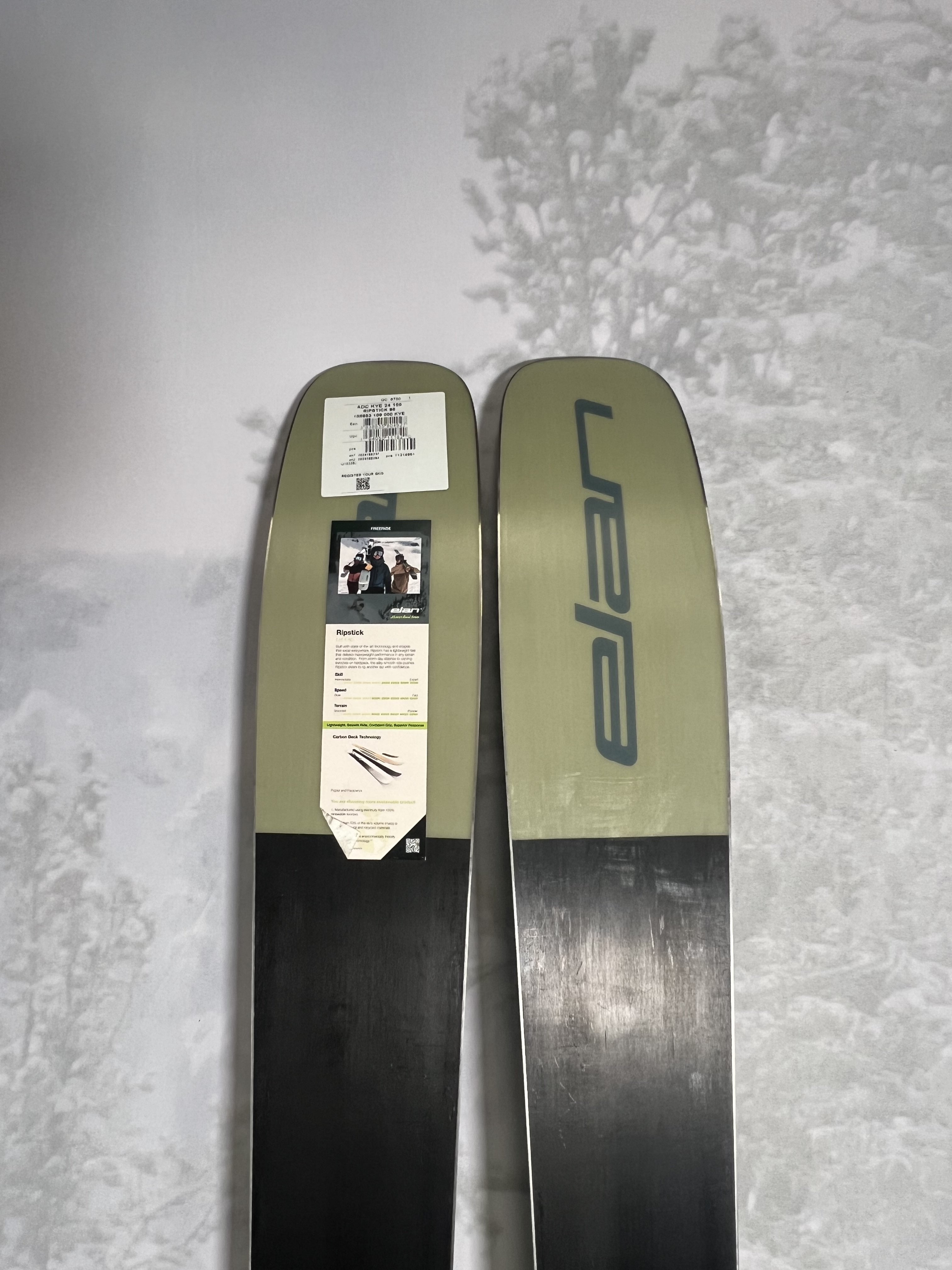 Lightly Used 2025 Elan Ripstick 96 - 189cm w/ Tyrollia Attack 13 adjustable GW bindings