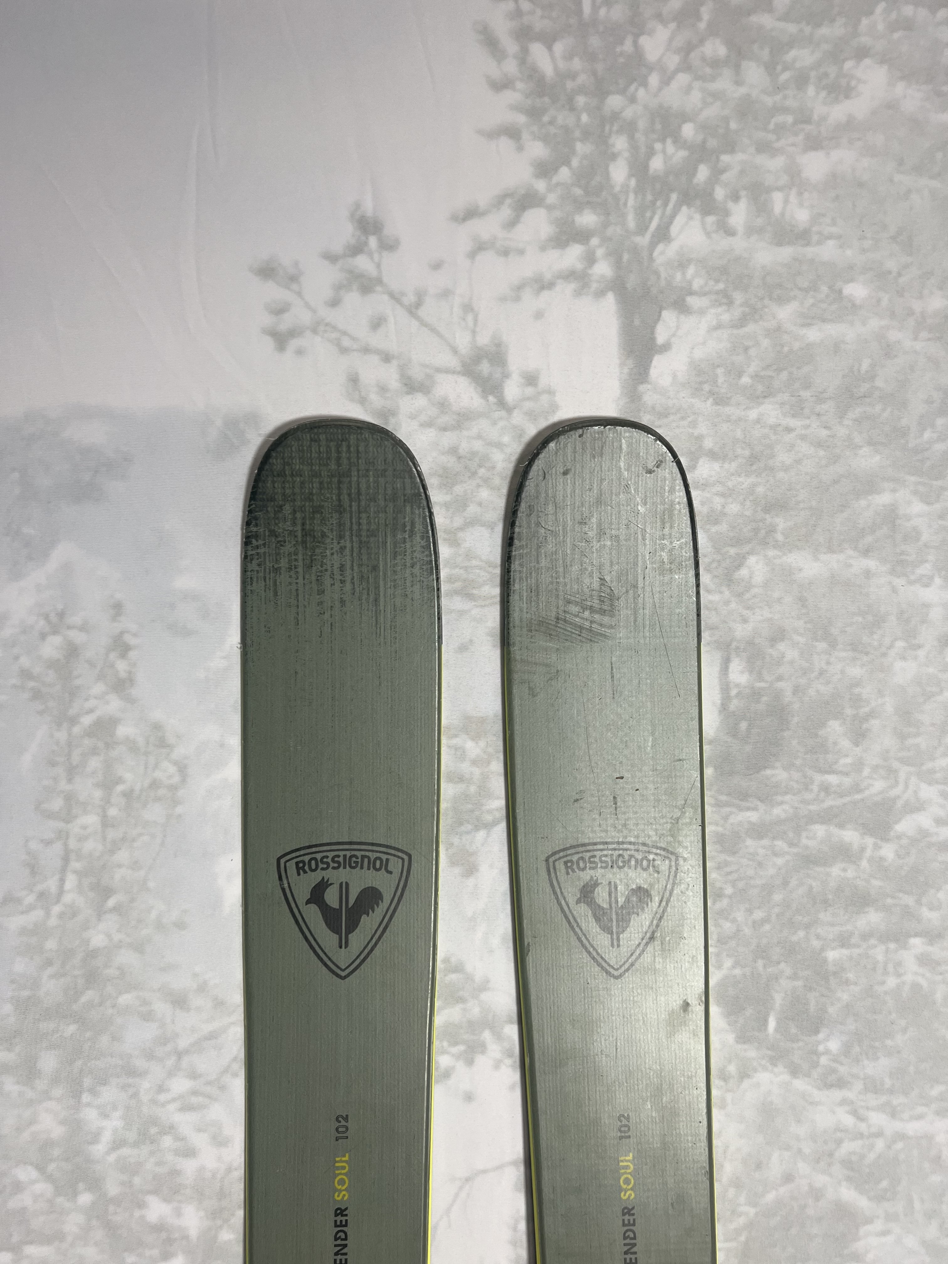 Lightly Used Rossignol Sender Soul 102 172cm Skis w/ Look NX 12 Bindings