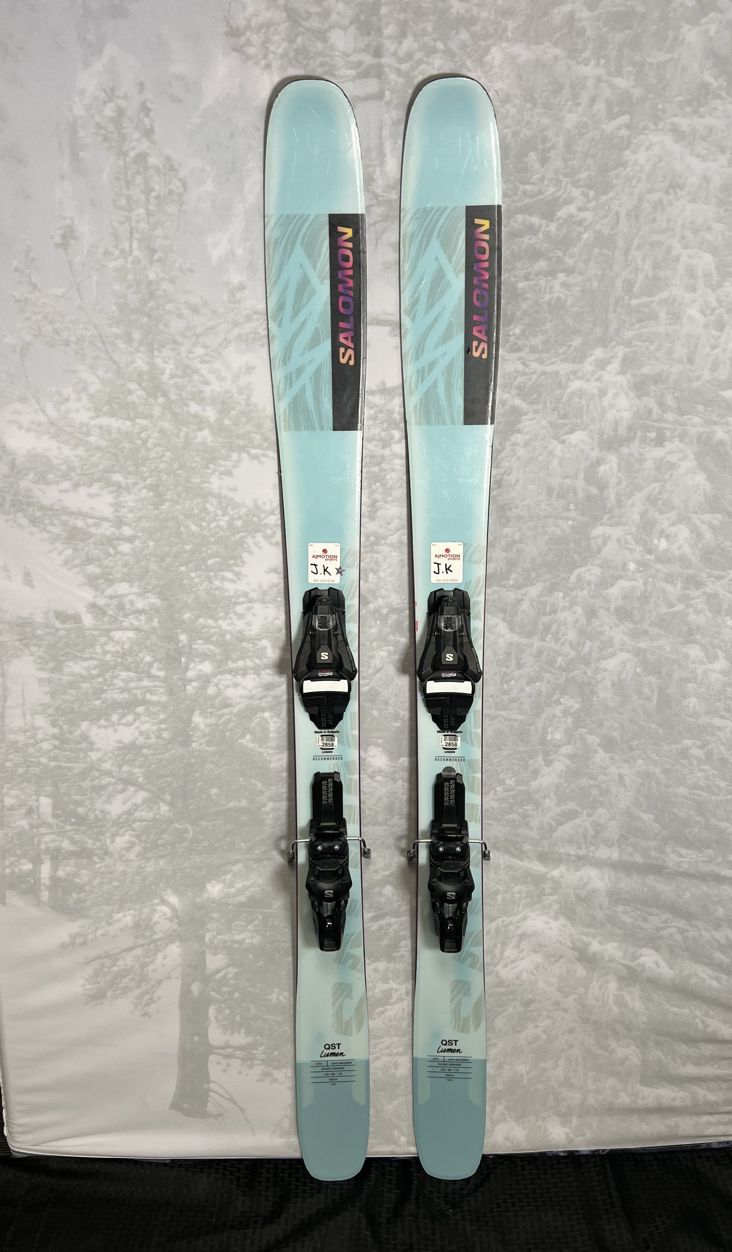 Used 2024 Salomon QST Lumen 98 Ski- 160 cm w/ Salomon M10 Binding
