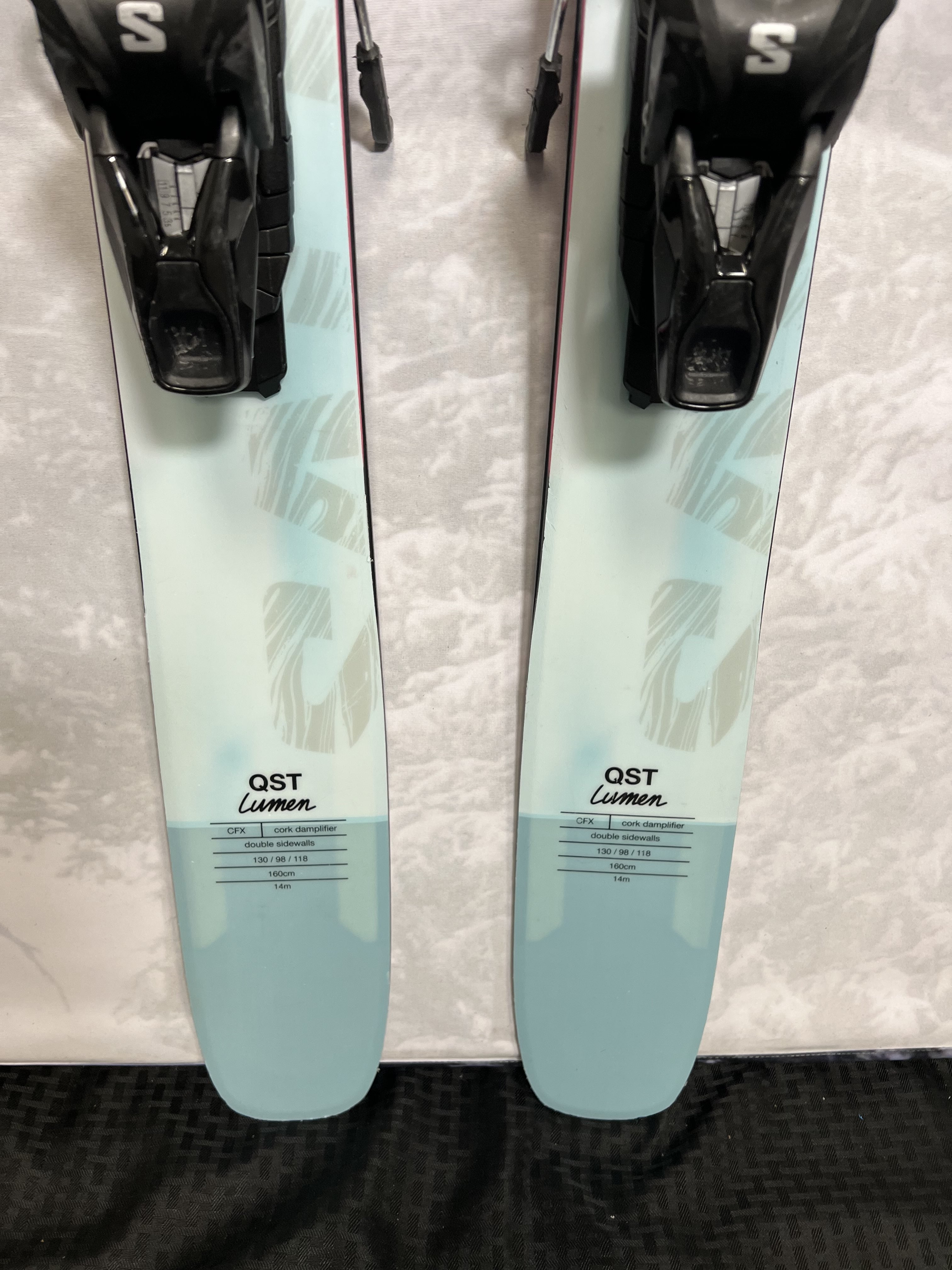 Used 2024 Salomon QST Lumen 98 Ski- 160 cm w/ Salomon M10 Binding