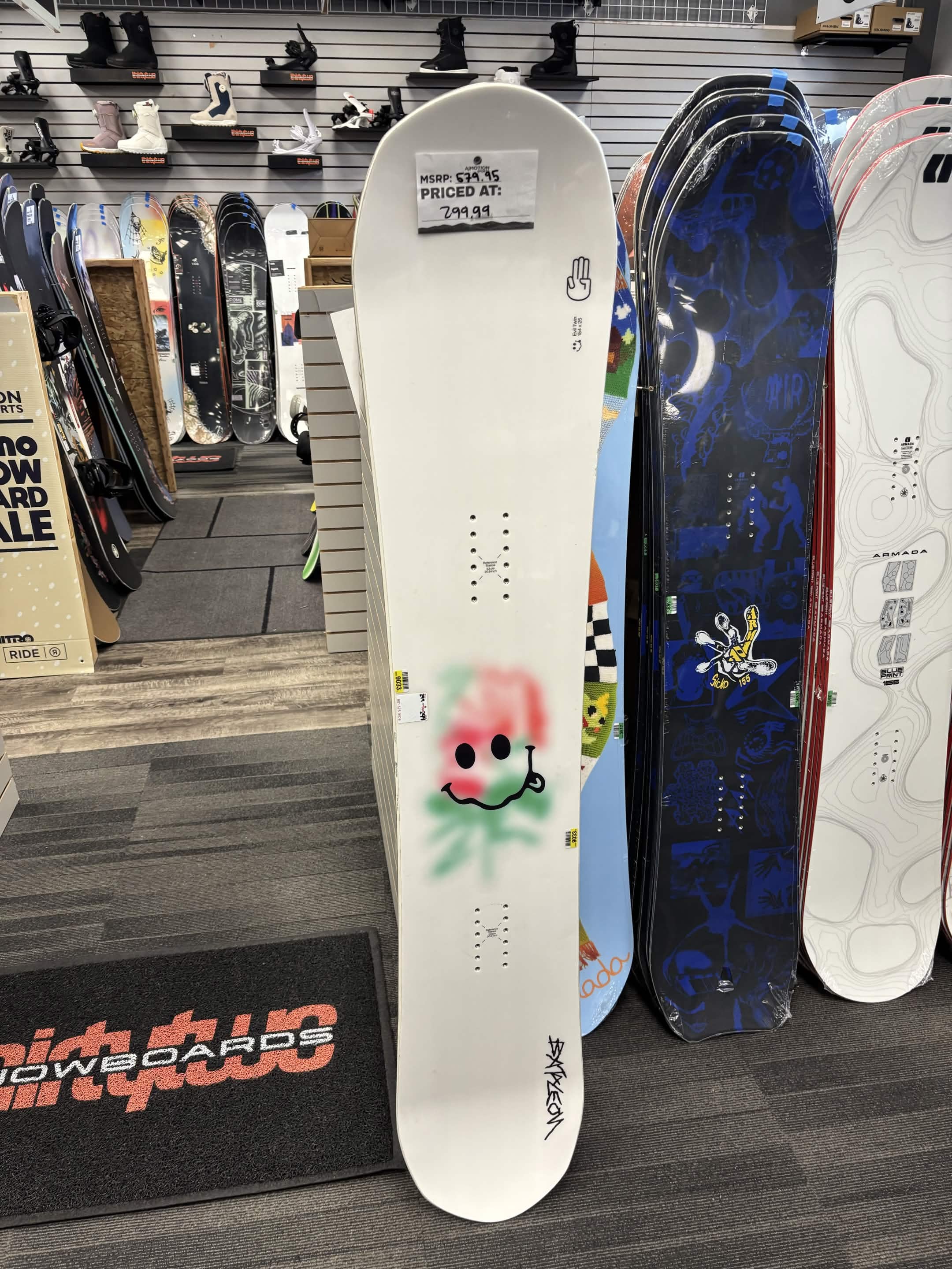 Bataleon Evil Twin 154cm Snowboard - Used (2026)
