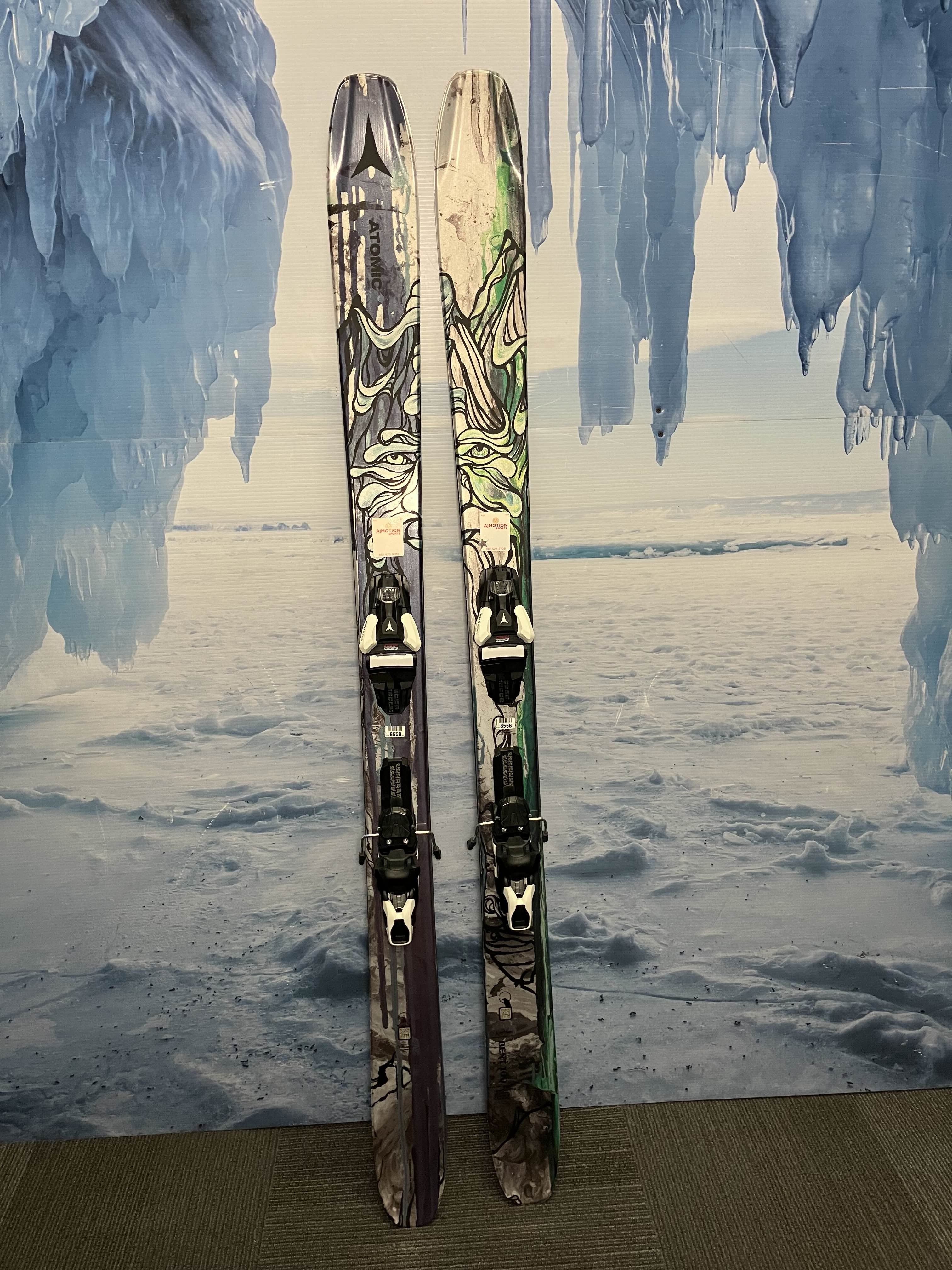 New Atomic Bent Chetler 100 172cm Skis w/ Atomic Strive 11 Demo Binding