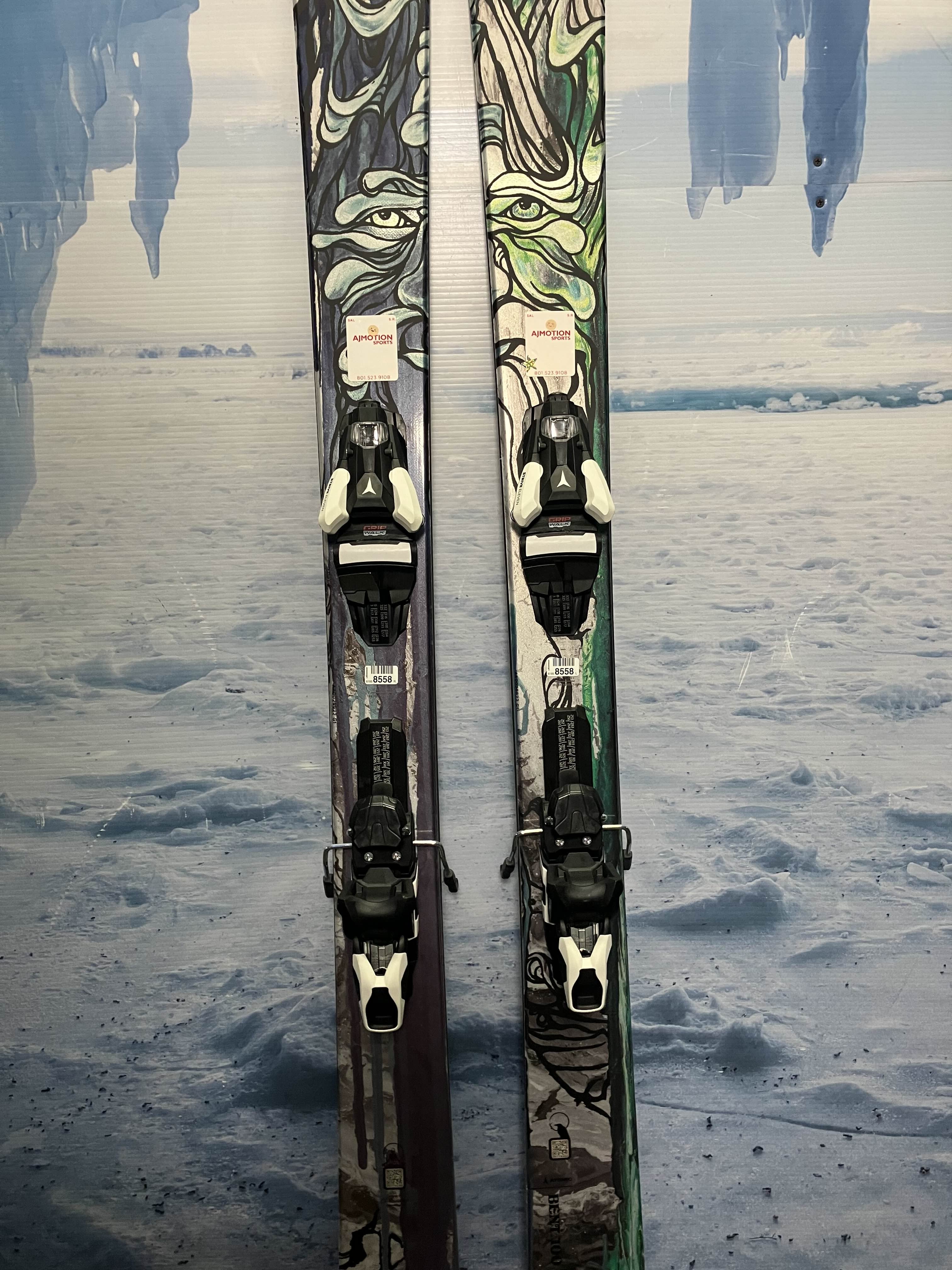 New Atomic Bent Chetler 100 172cm Skis w/ Atomic Strive 11 Demo Binding