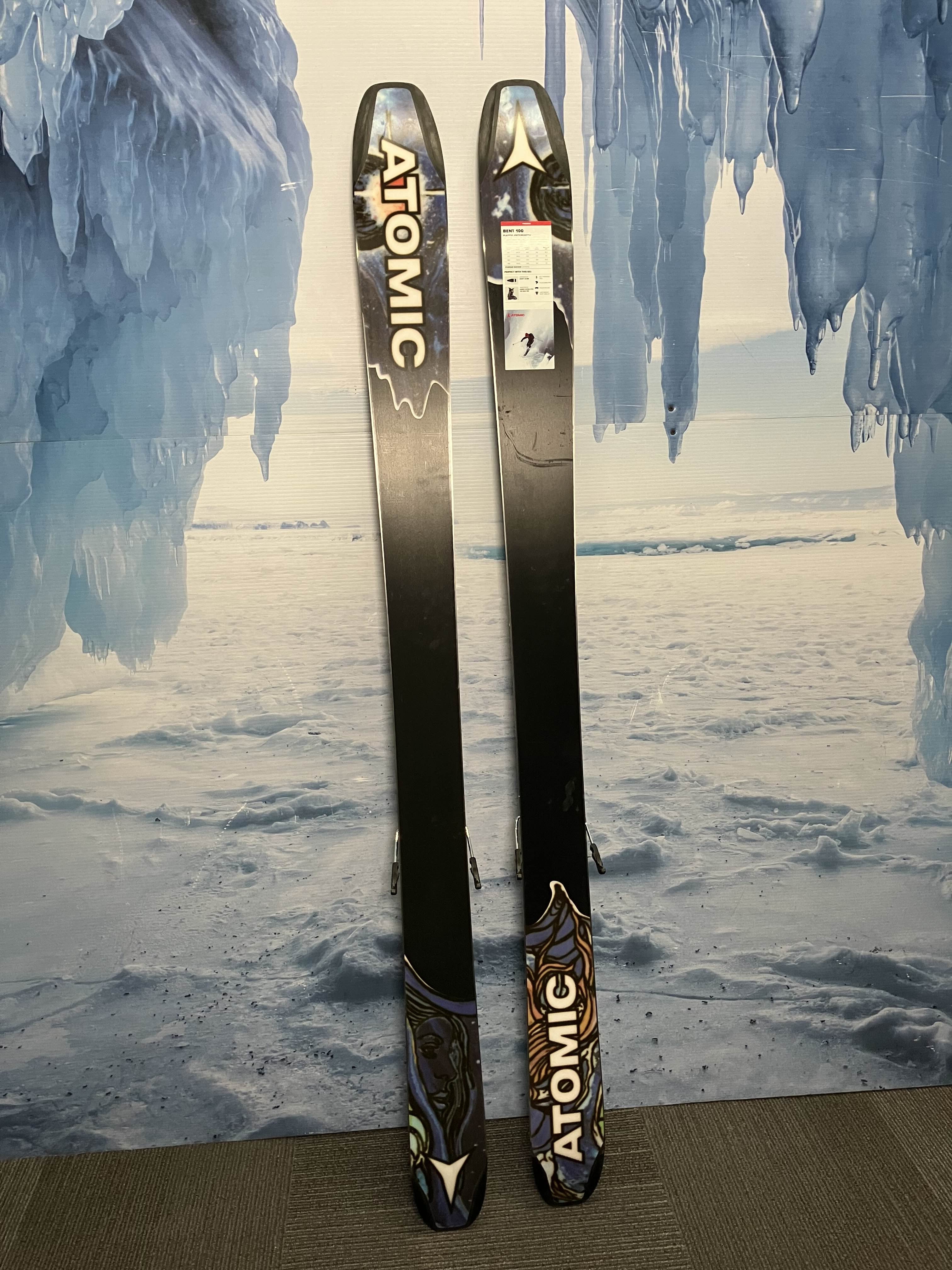 New Atomic Bent Chetler 100 172cm Skis w/ Atomic Strive 11 Demo Binding