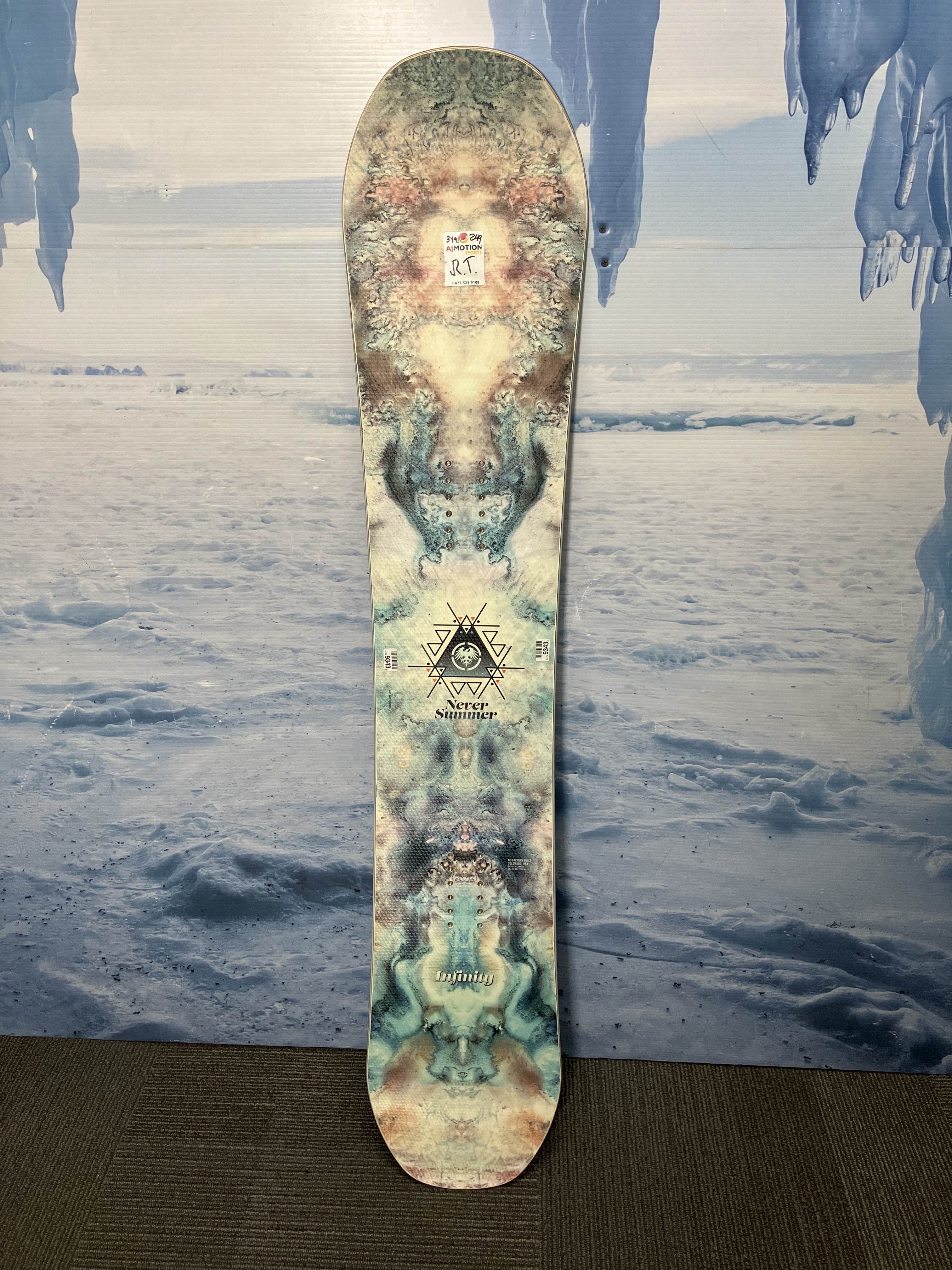 Used Never Summer Infinity Snowboard - 145 CM