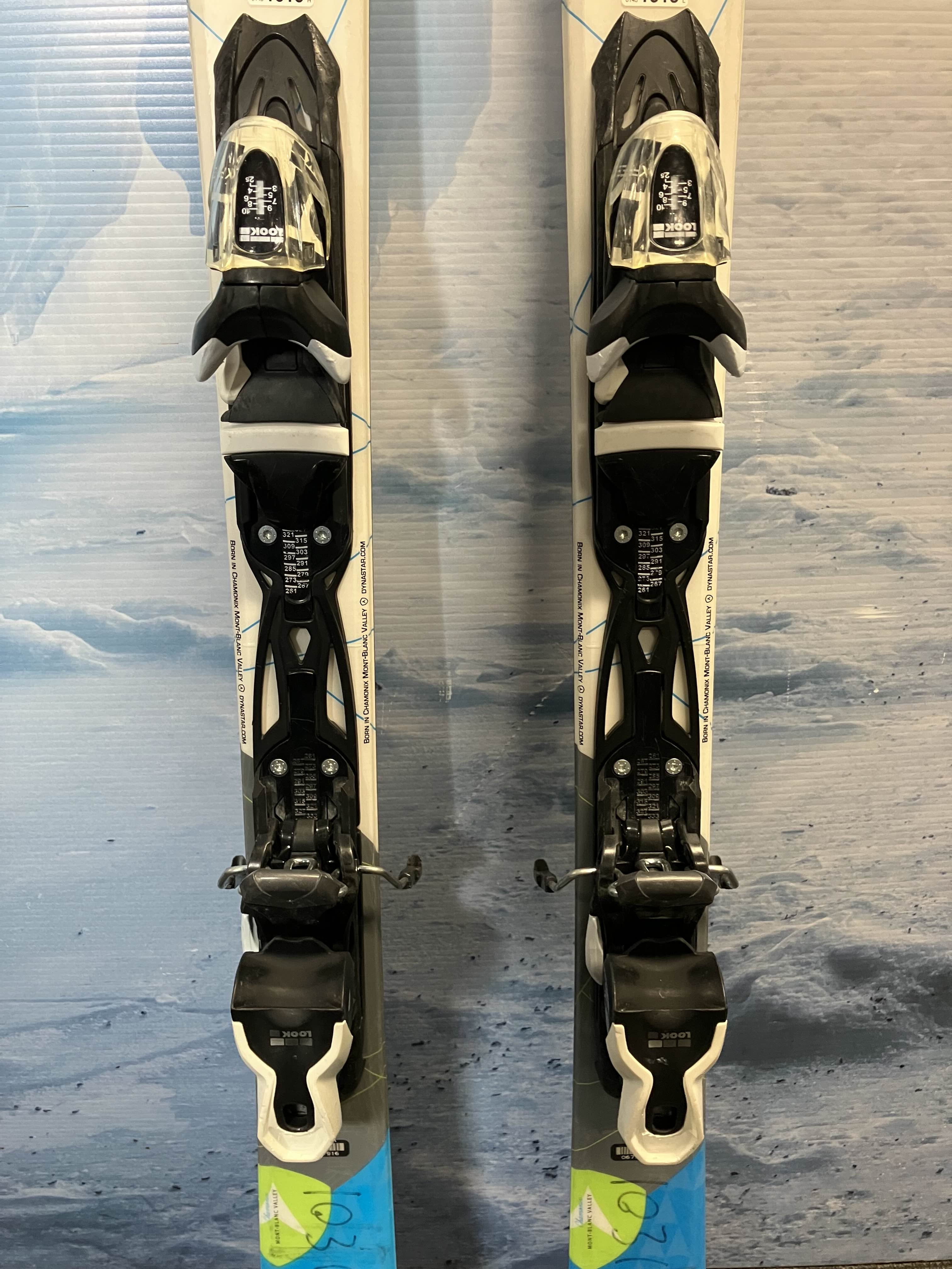 Used Dynastar Power Track 4x4 150cm Skis w/ Look NX 10 Demo Binding